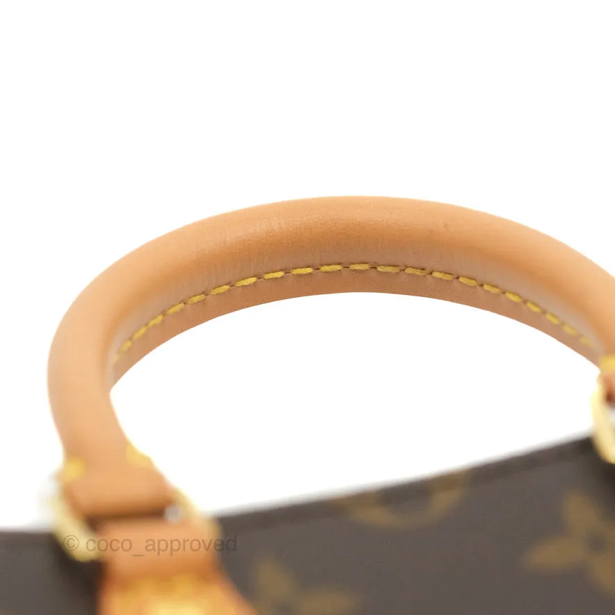 Louis Vuitton Petit Sac Plat Bag Monogram (No Strap)