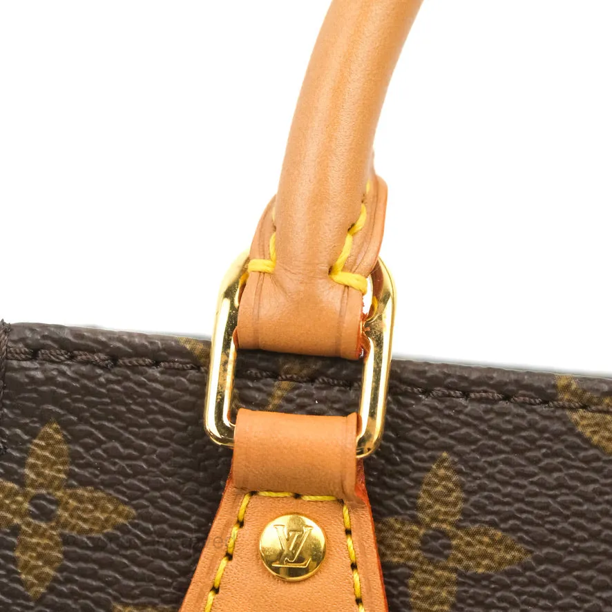 Louis Vuitton Petit Sac Plat Bag Monogram (No Strap)