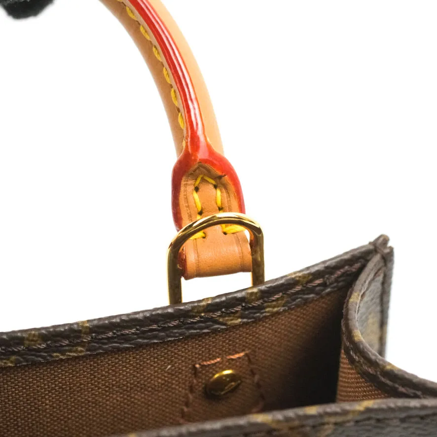 Louis Vuitton Petit Sac Plat Bag Monogram (No Strap)