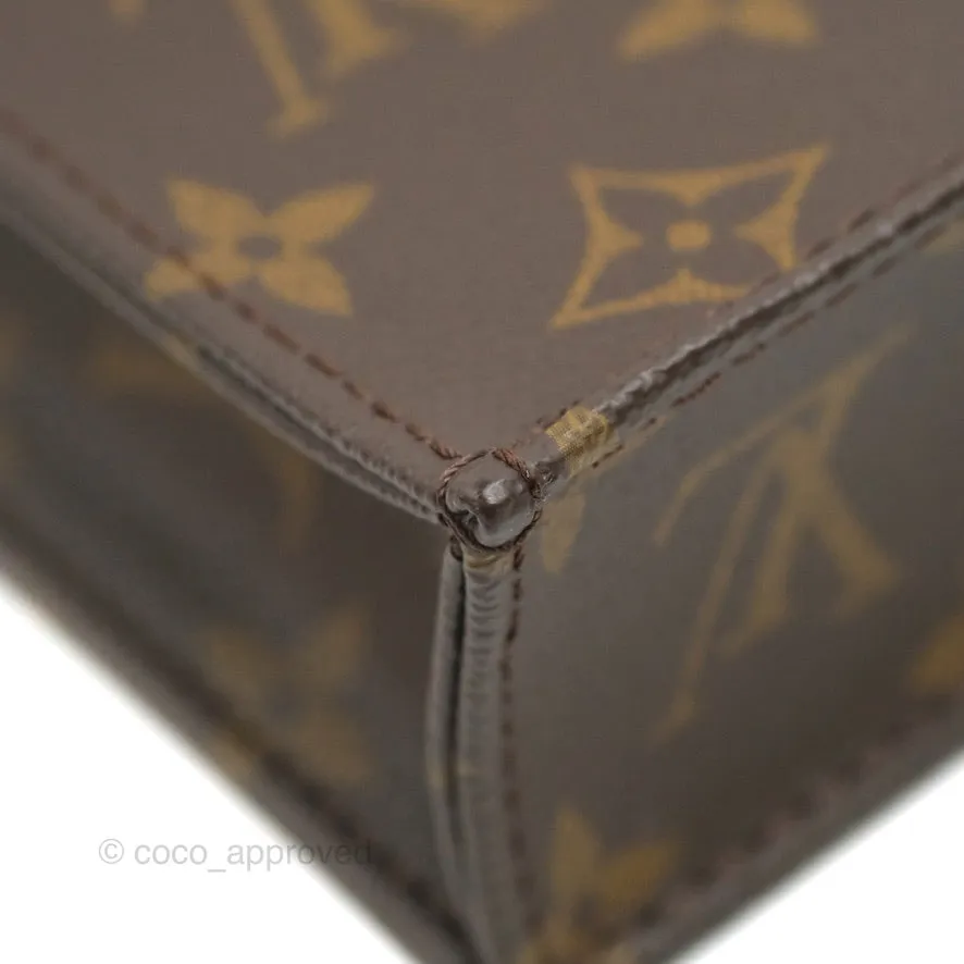 Louis Vuitton Petit Sac Plat Bag Monogram (No Strap)