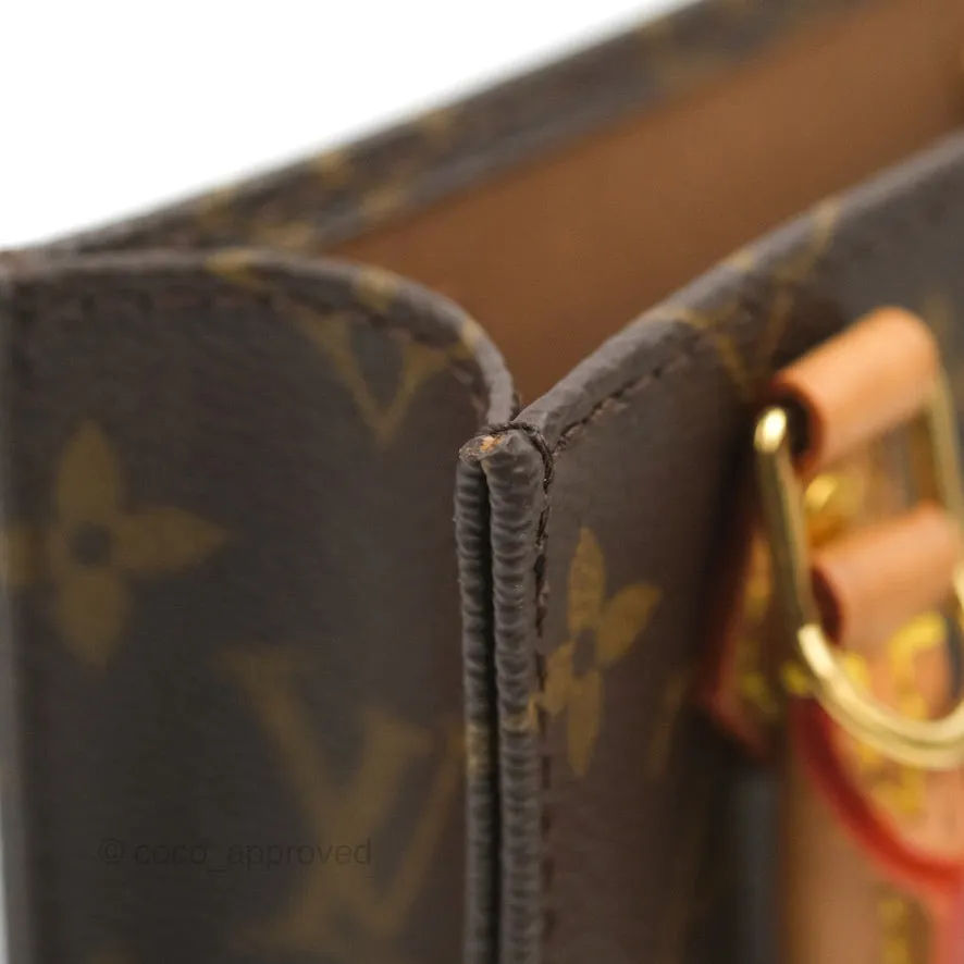 Louis Vuitton Petit Sac Plat Bag Monogram (No Strap)
