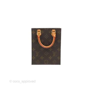Louis Vuitton Petit Sac Plat Bag Monogram (No Strap)