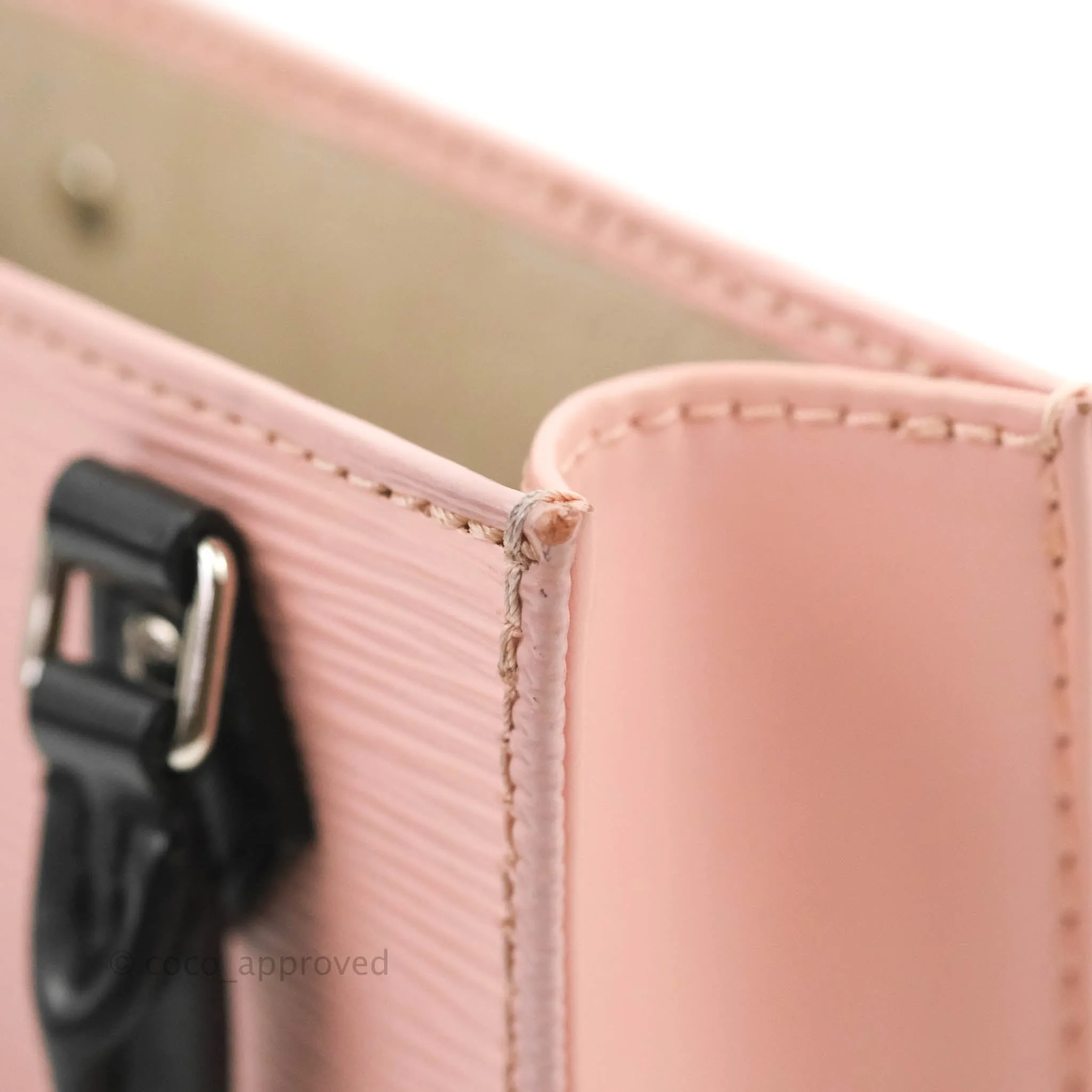 Louis Vuitton Petit Sac Plat Bag Pink Epi