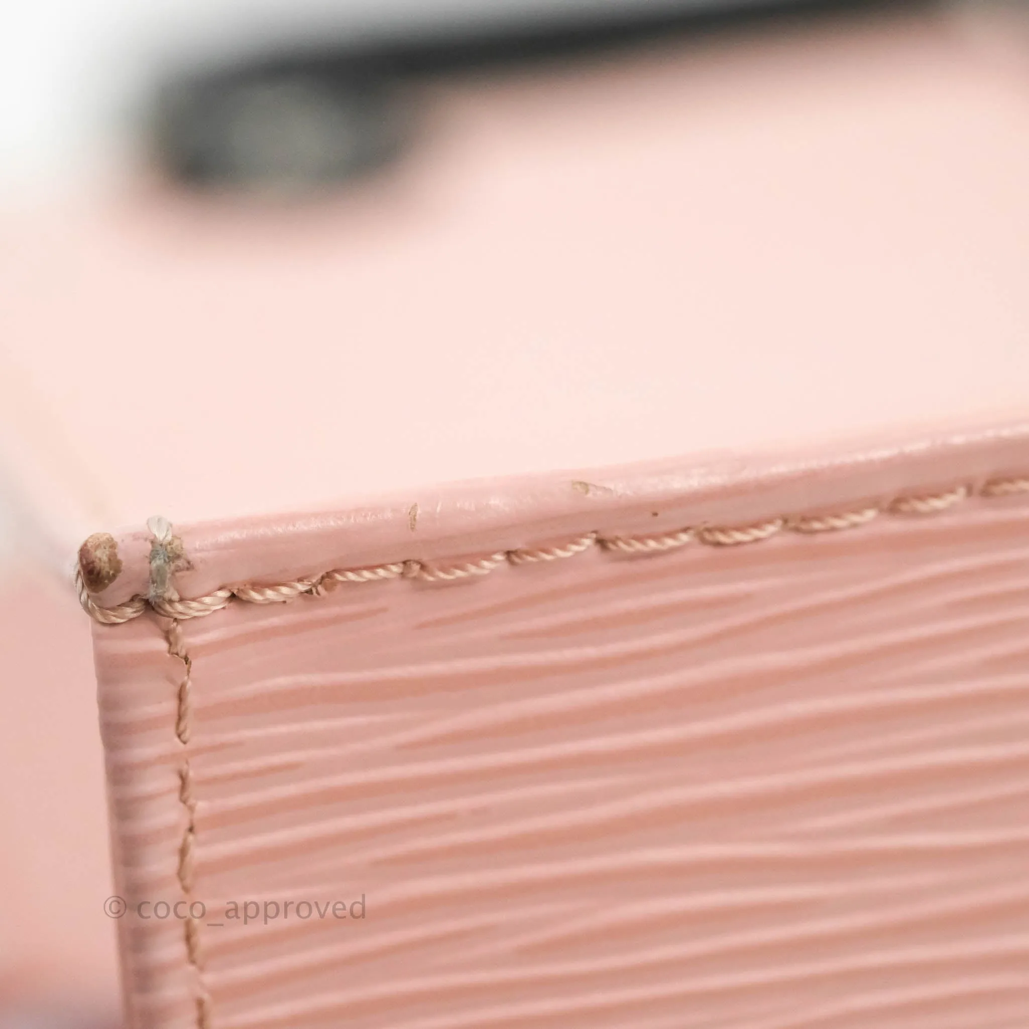 Louis Vuitton Petit Sac Plat Bag Pink Epi