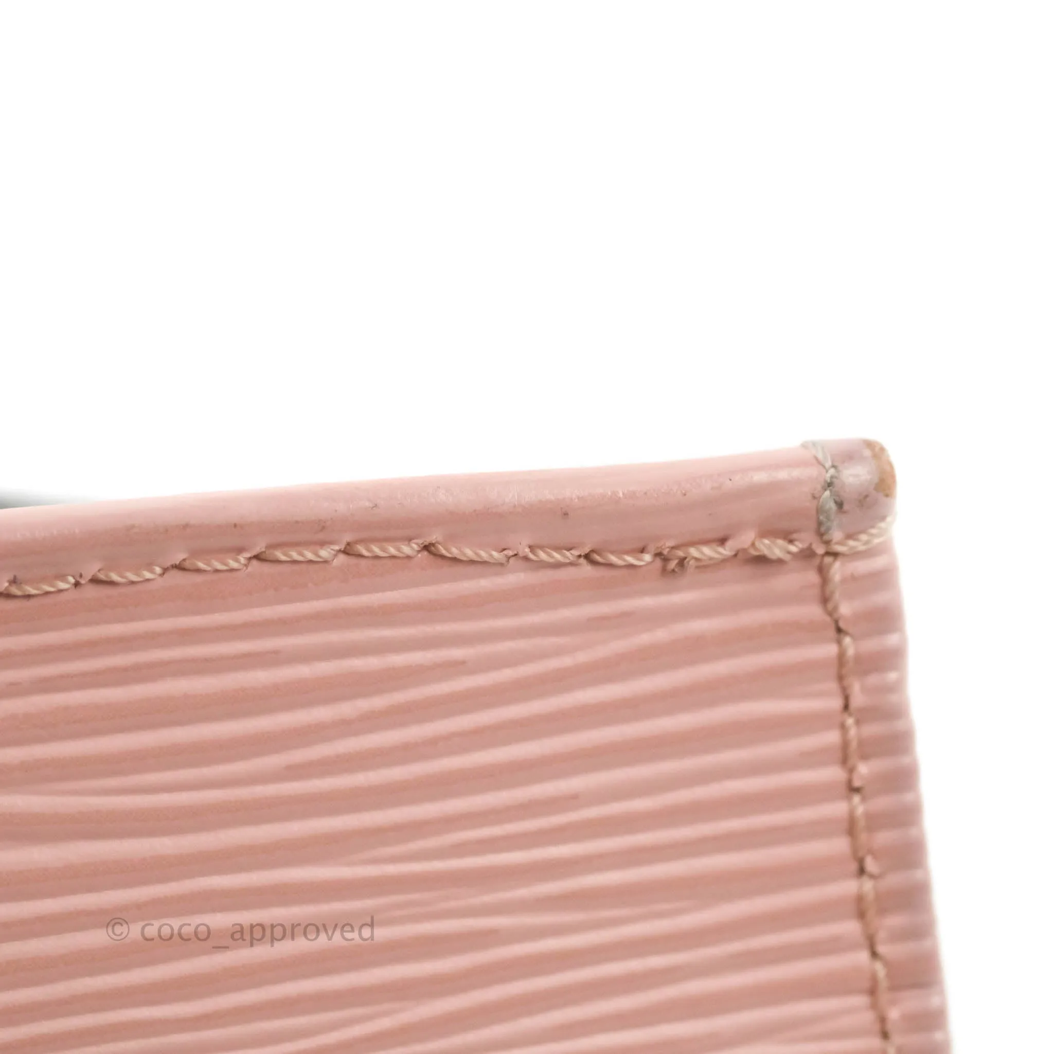Louis Vuitton Petit Sac Plat Bag Pink Epi