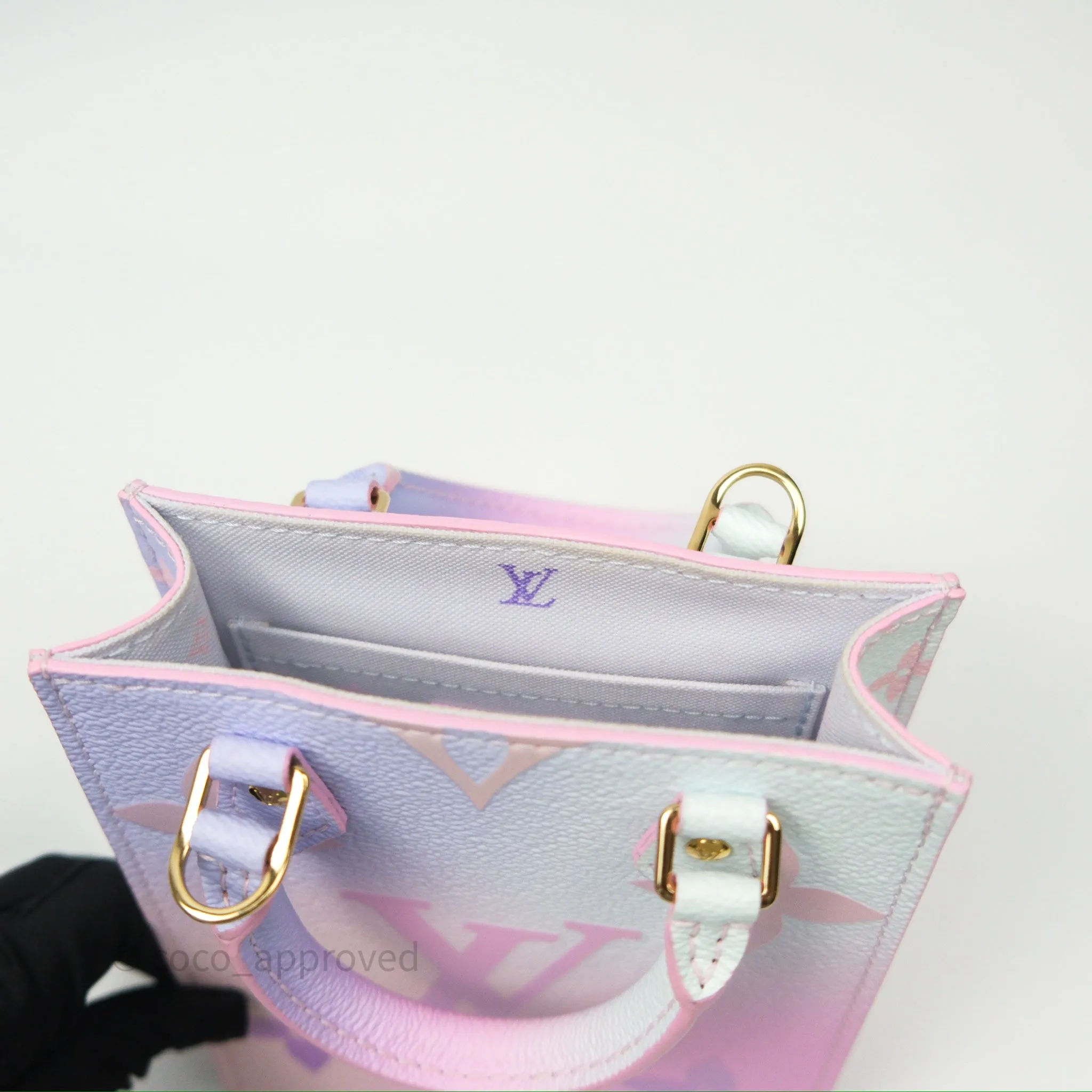 Louis Vuitton Petit Sac Plat Bag Sunrise Pastel