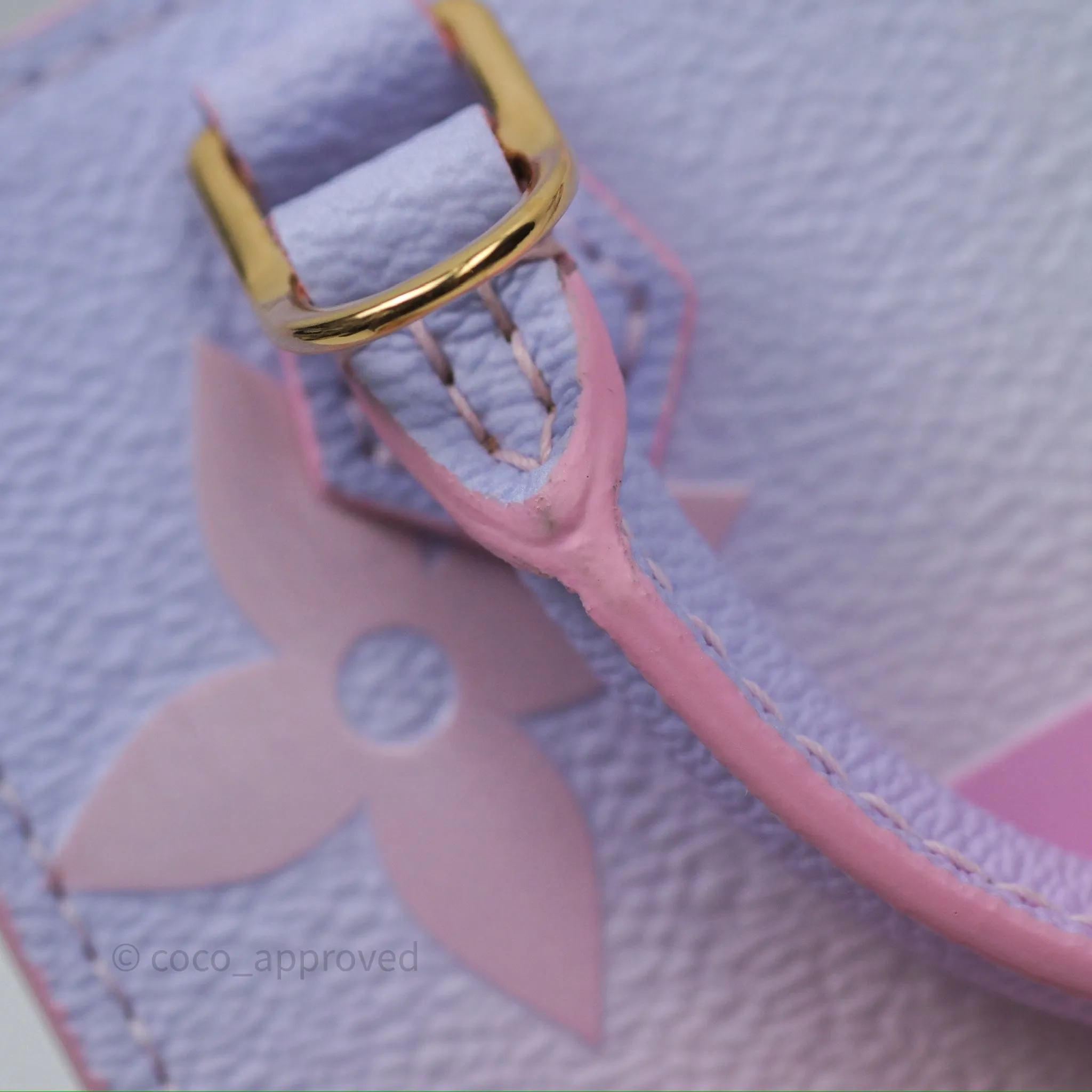 Louis Vuitton Petit Sac Plat Bag Sunrise Pastel