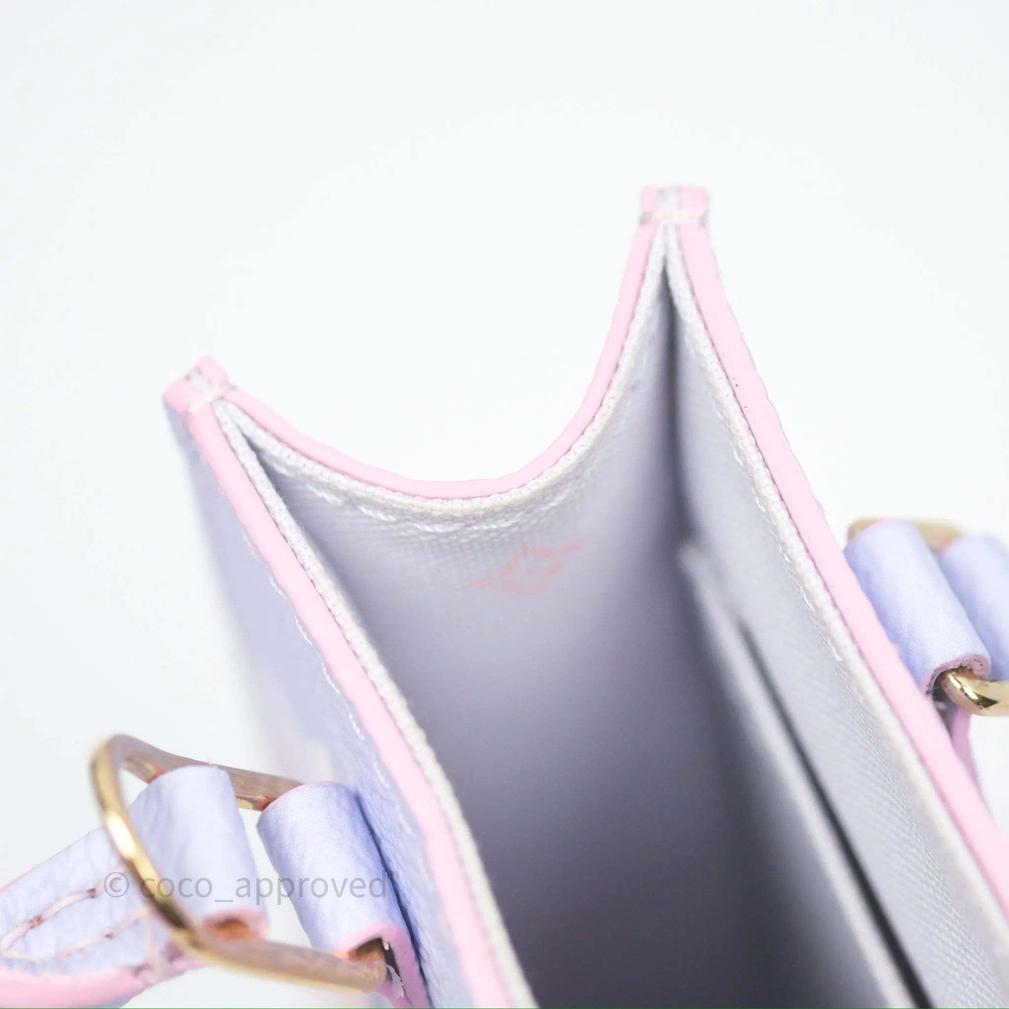 Louis Vuitton Petit Sac Plat Bag Sunrise Pastel