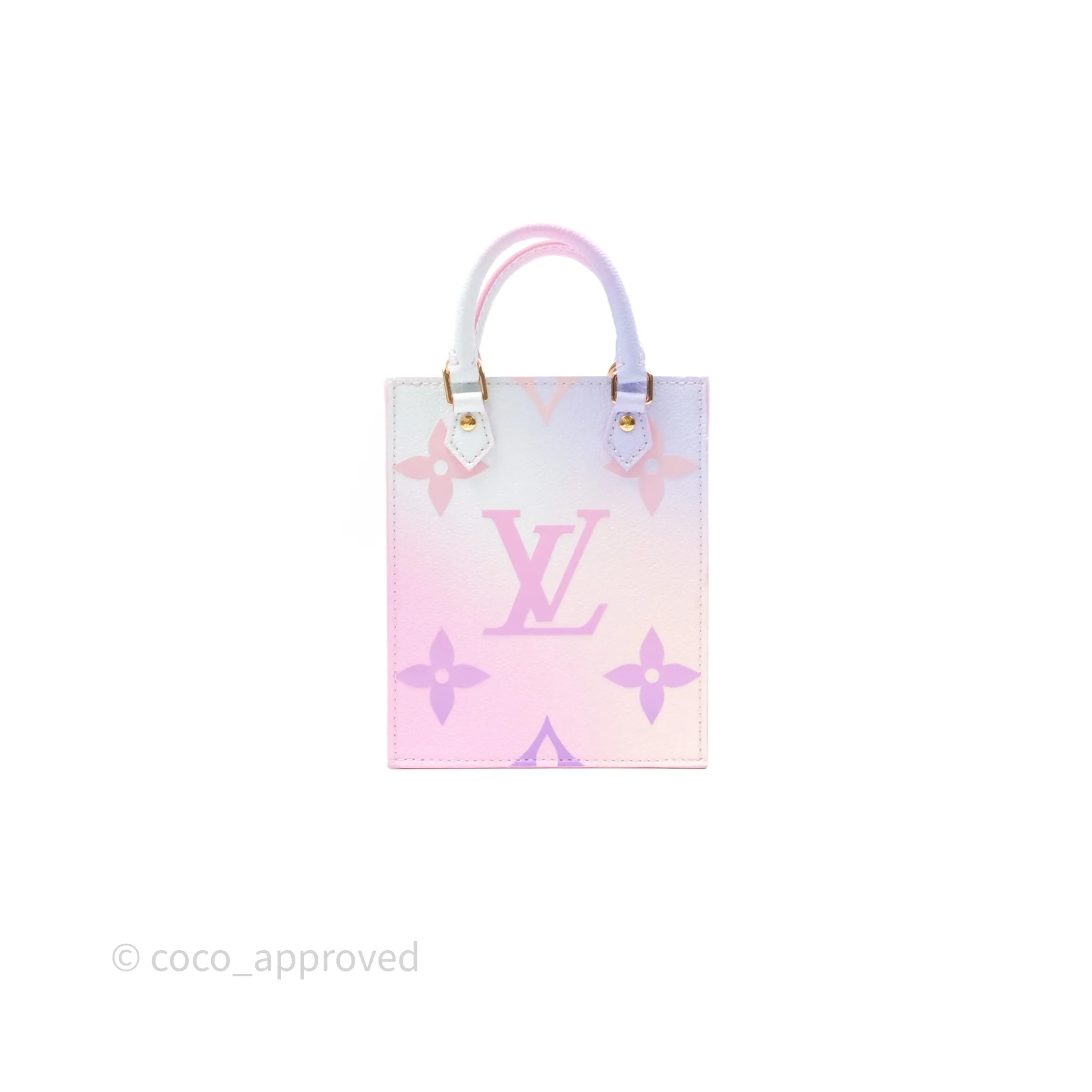 Louis Vuitton Petit Sac Plat Bag Sunrise Pastel