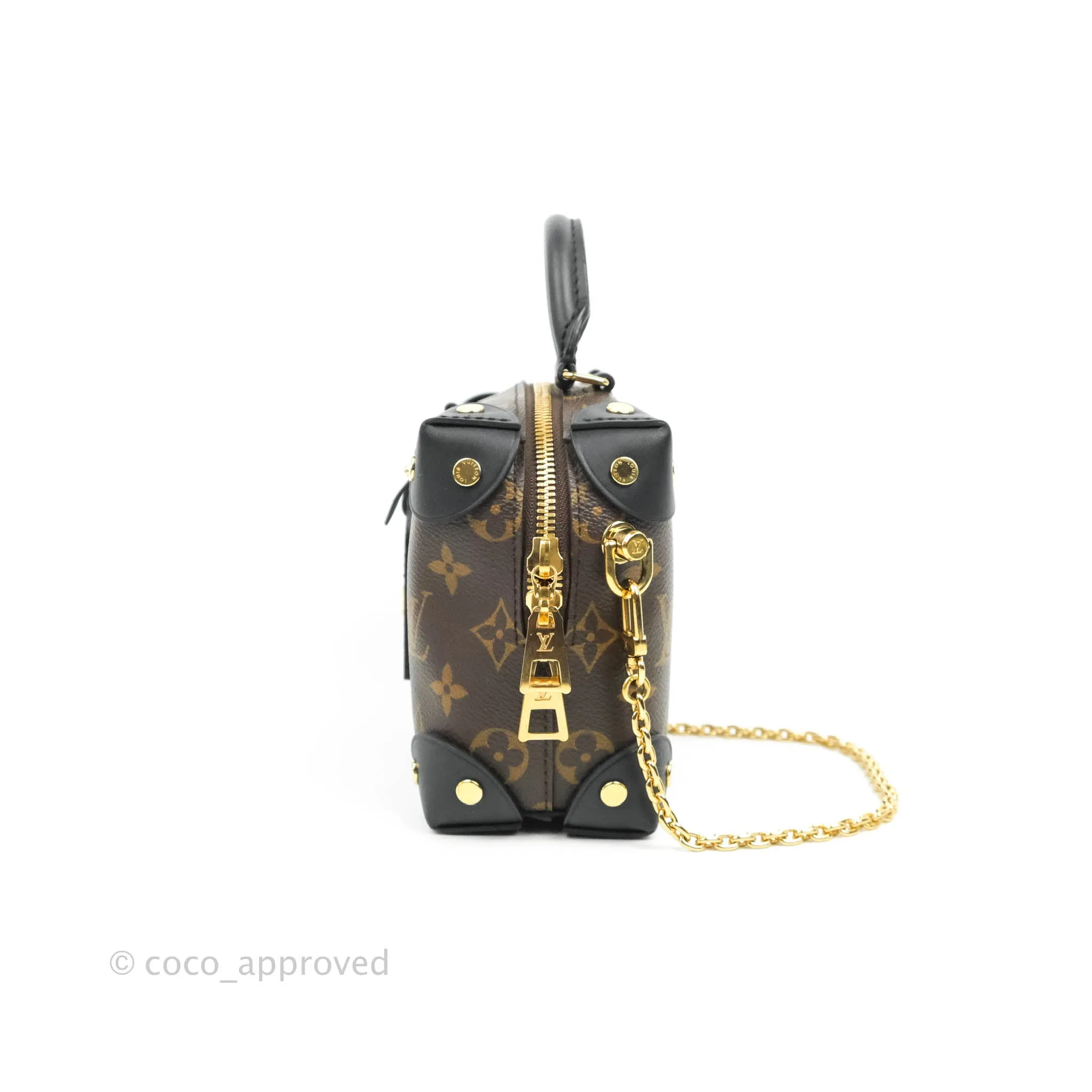 Louis Vuitton Petite Malle Souple Monogram Canvas
