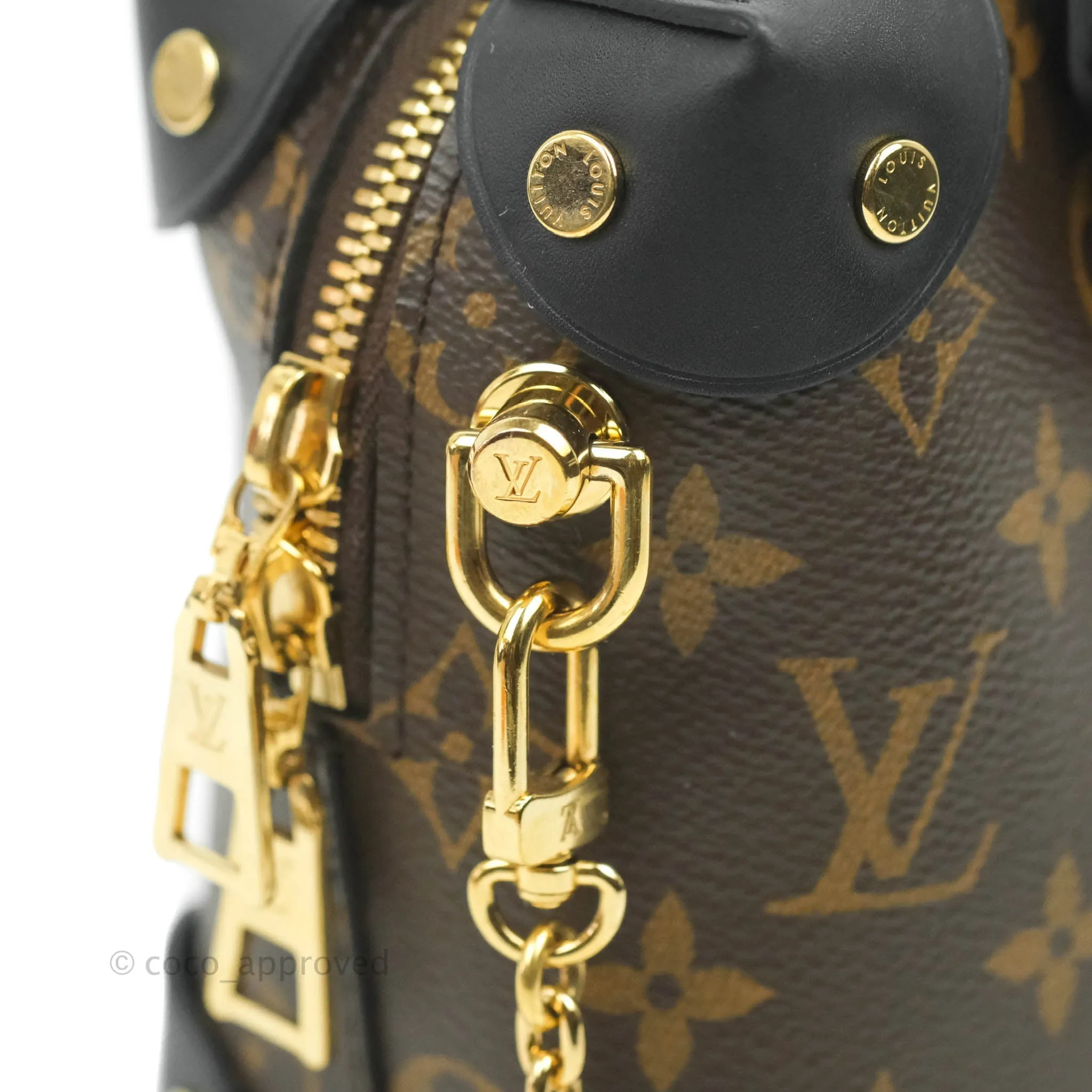 Louis Vuitton Petite Malle Souple Monogram Canvas
