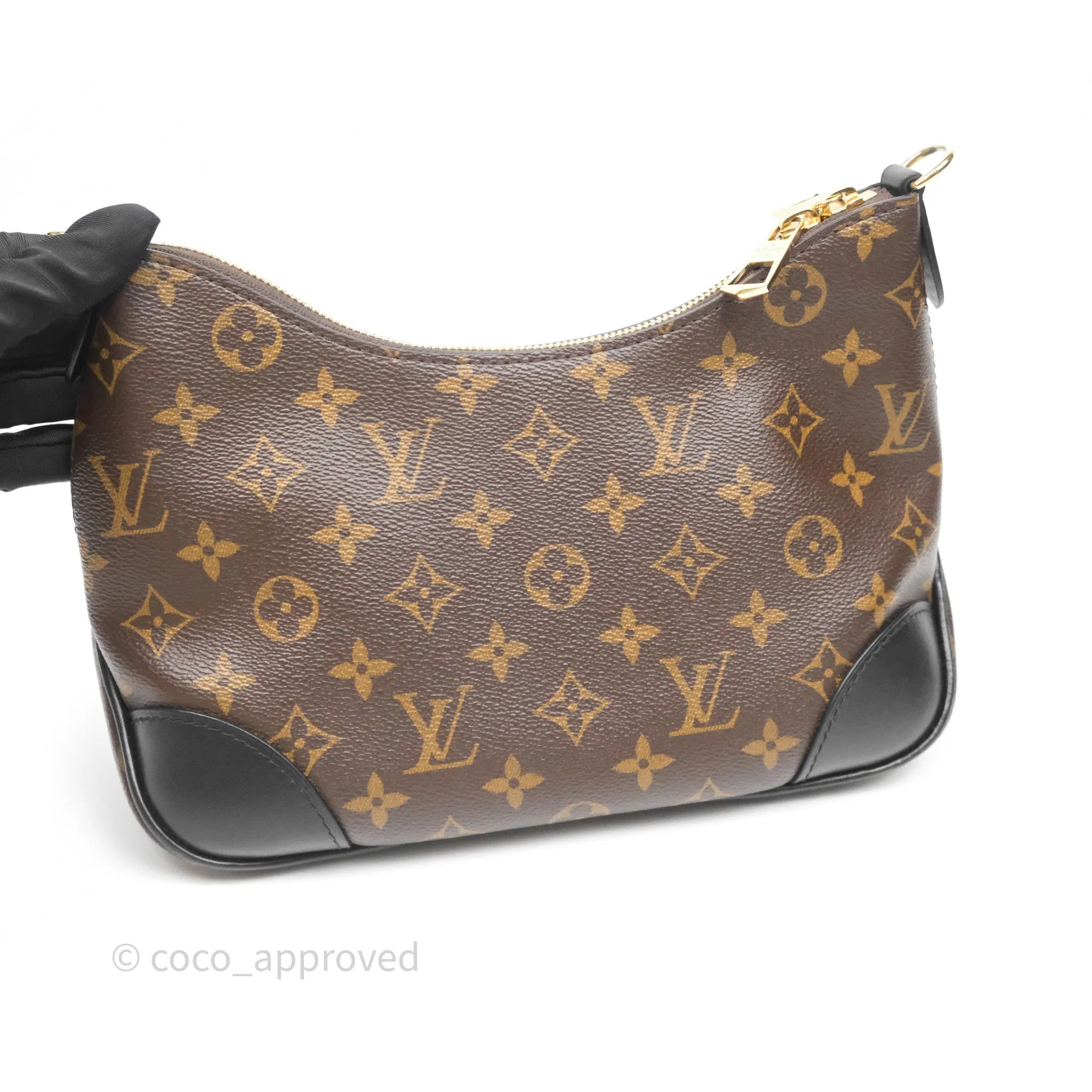 Louis Vuitton PM Boulogne Monogram Canvas Black