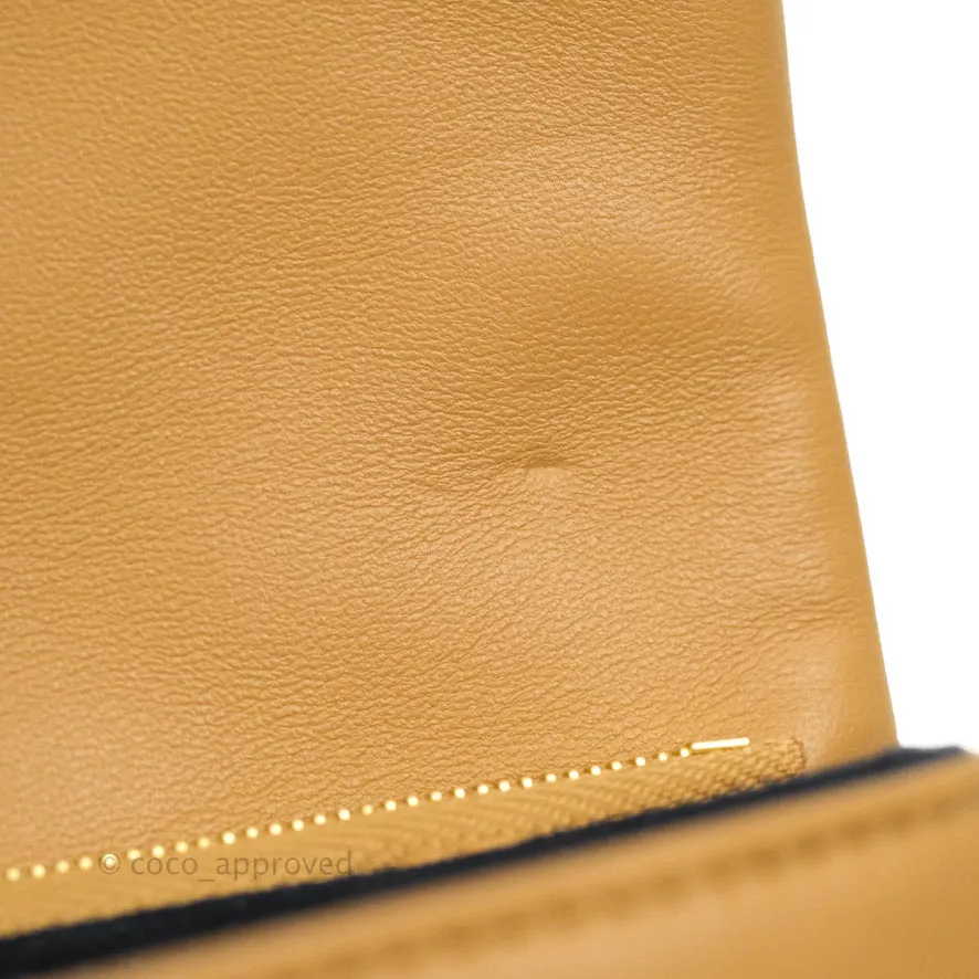 Louis Vuitton Pochette Coussin Monogram Caramel Beige Gold Hardware