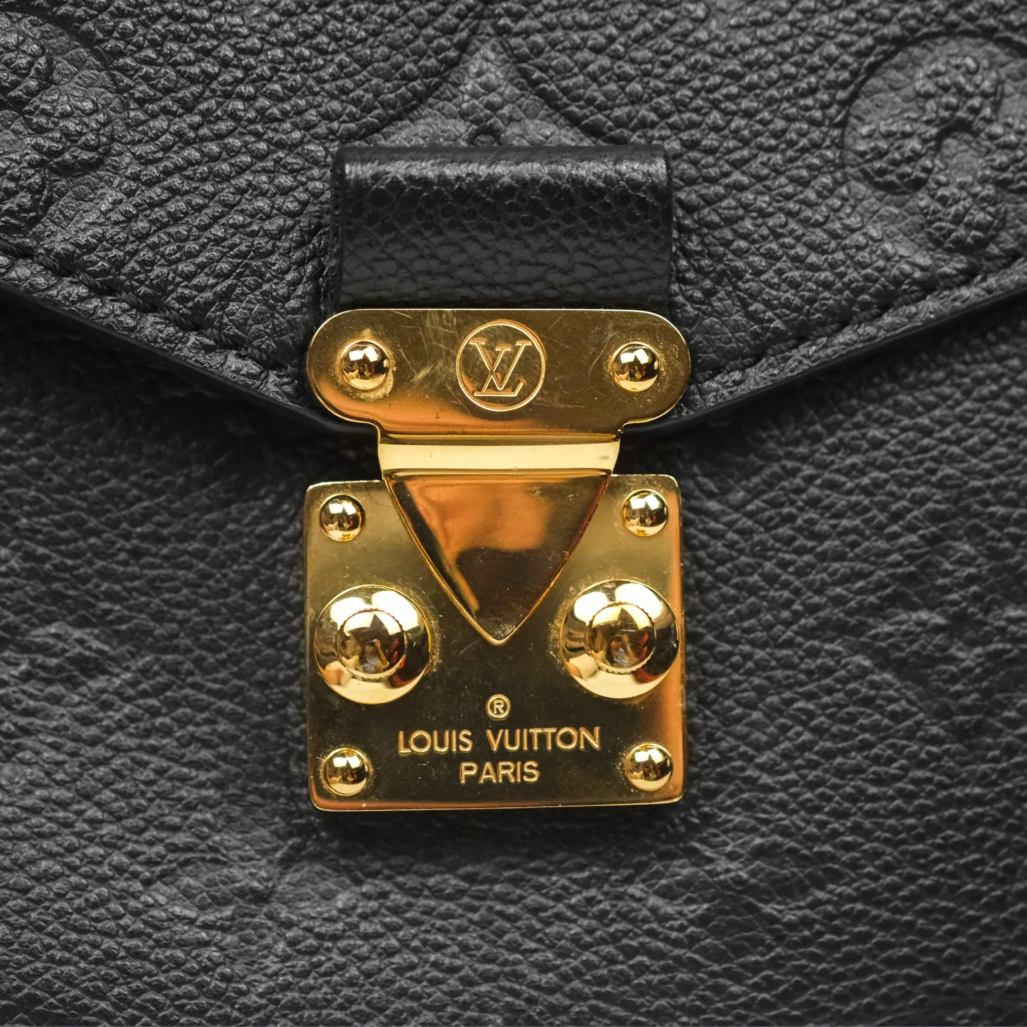 Louis Vuitton Pochette Metis Empreinte Black
