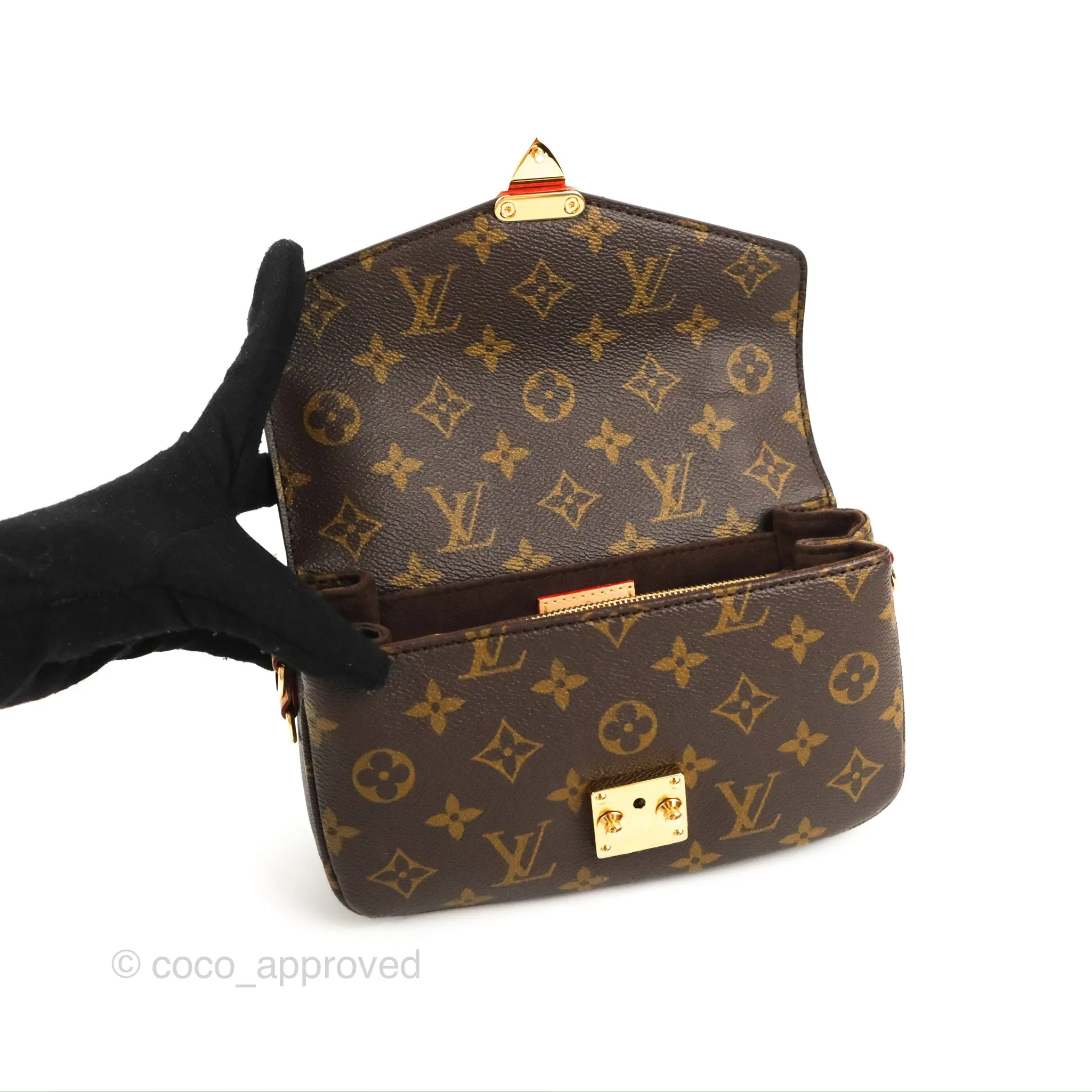 Louis Vuitton Pochette Mtis East West Monogram Canvas
