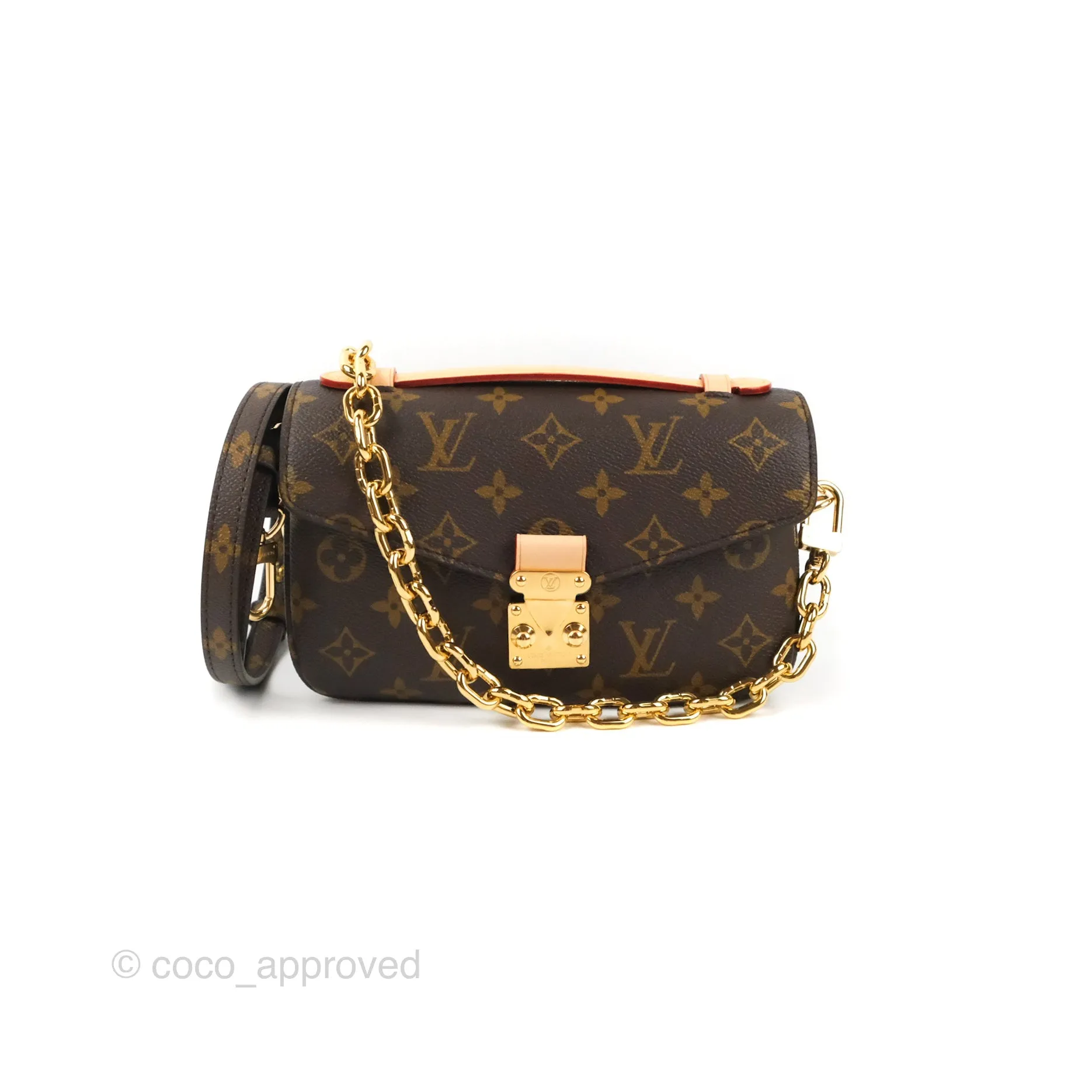 Louis Vuitton Pochette Mtis East West Monogram Canvas