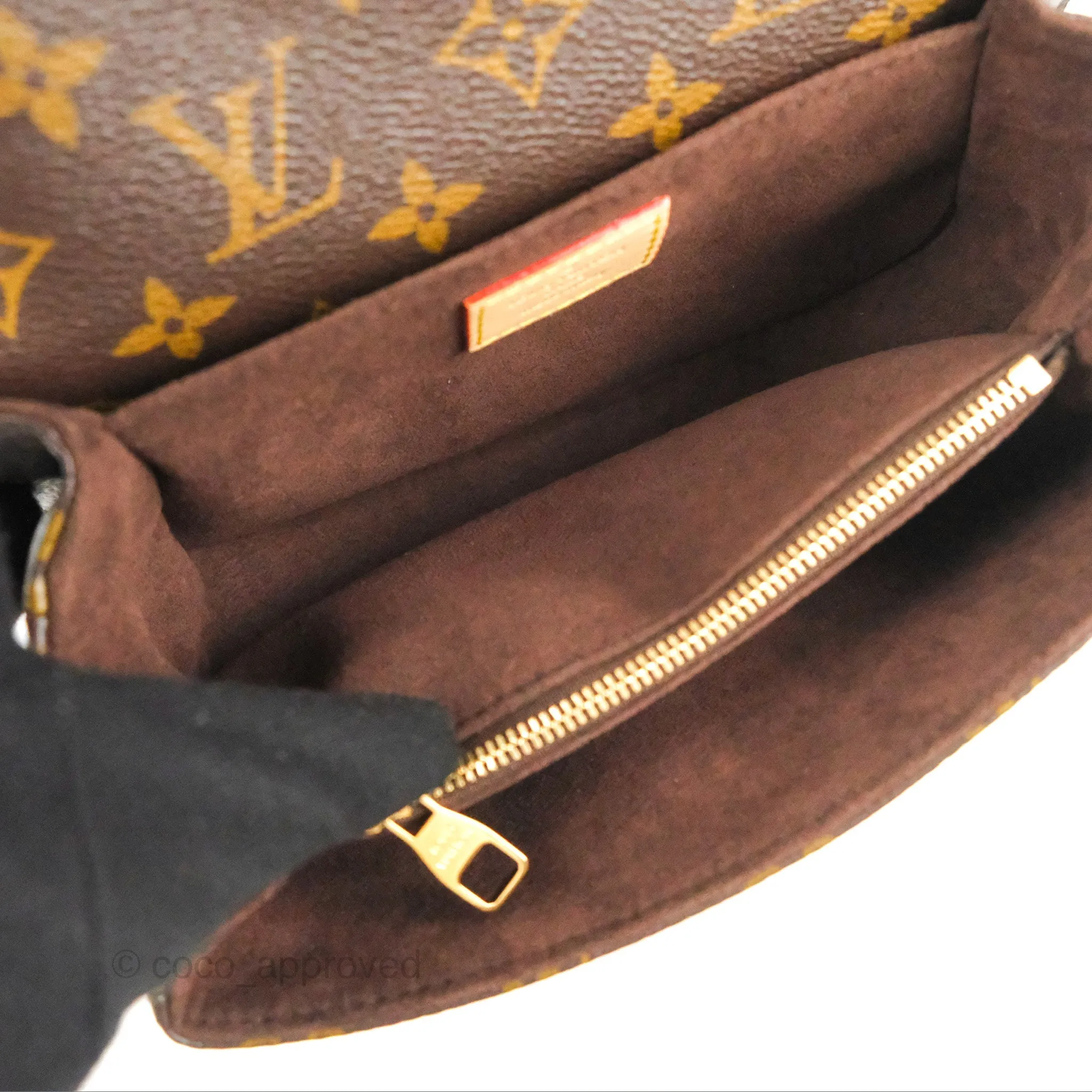 Louis Vuitton Pochette Mtis East West Monogram Canvas