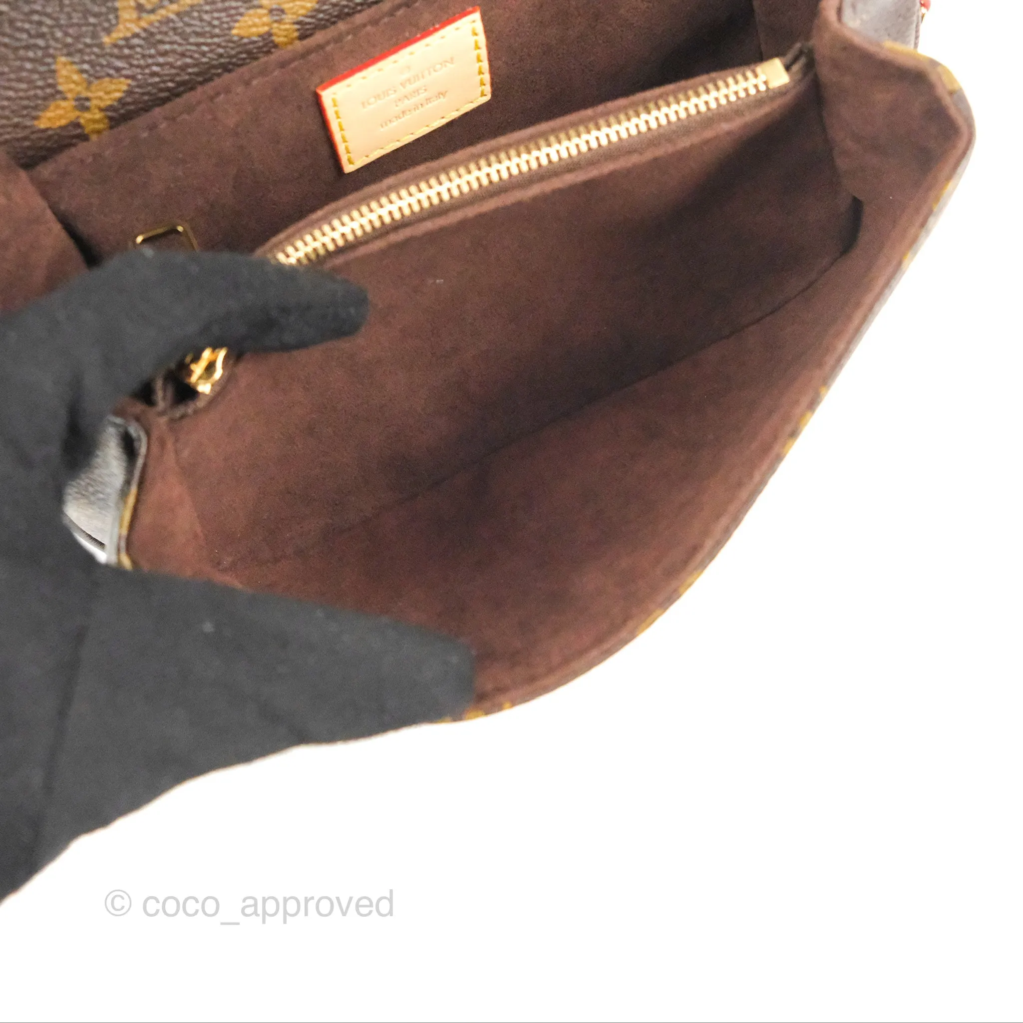 Louis Vuitton Pochette Mtis East West Monogram Canvas