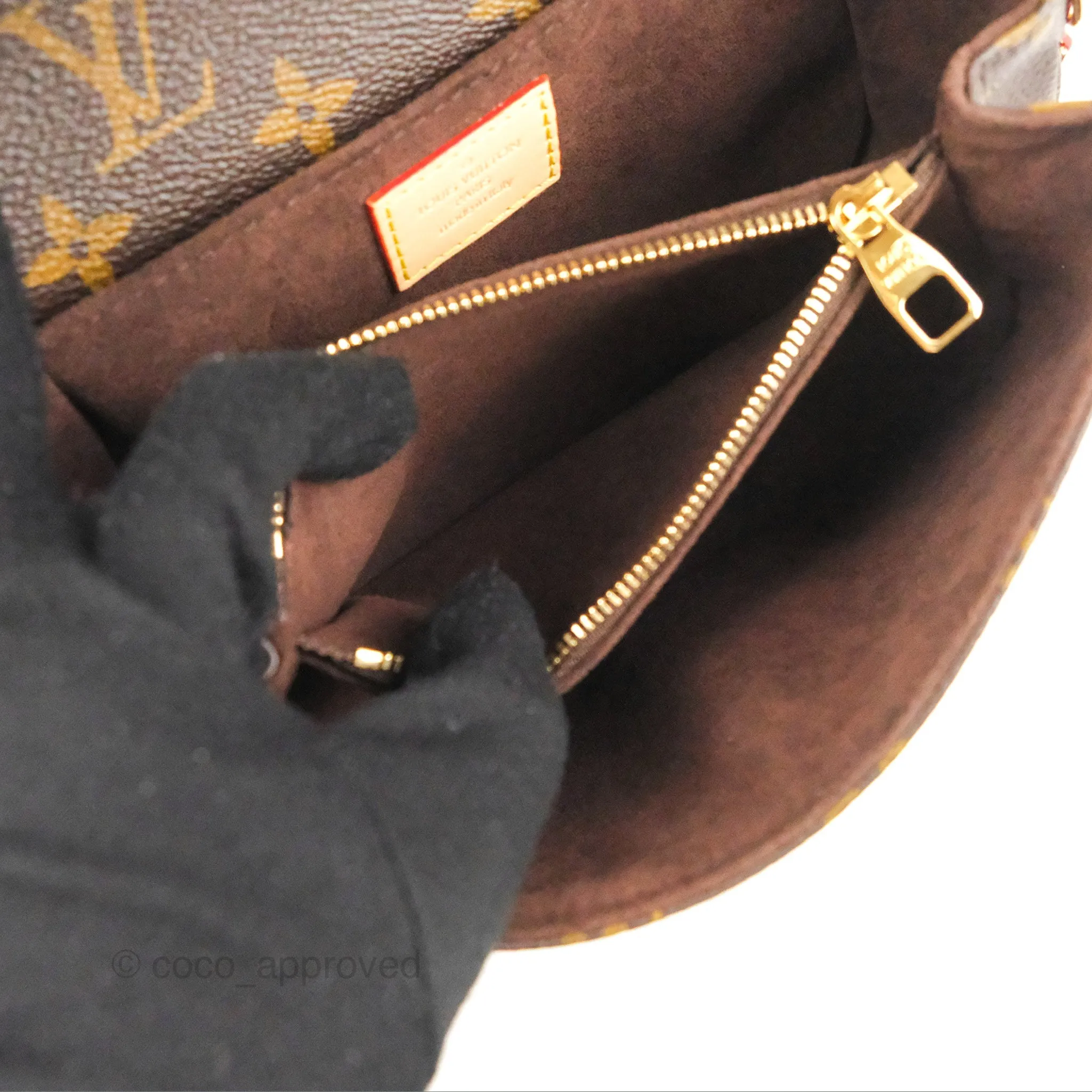 Louis Vuitton Pochette Mtis East West Monogram Canvas