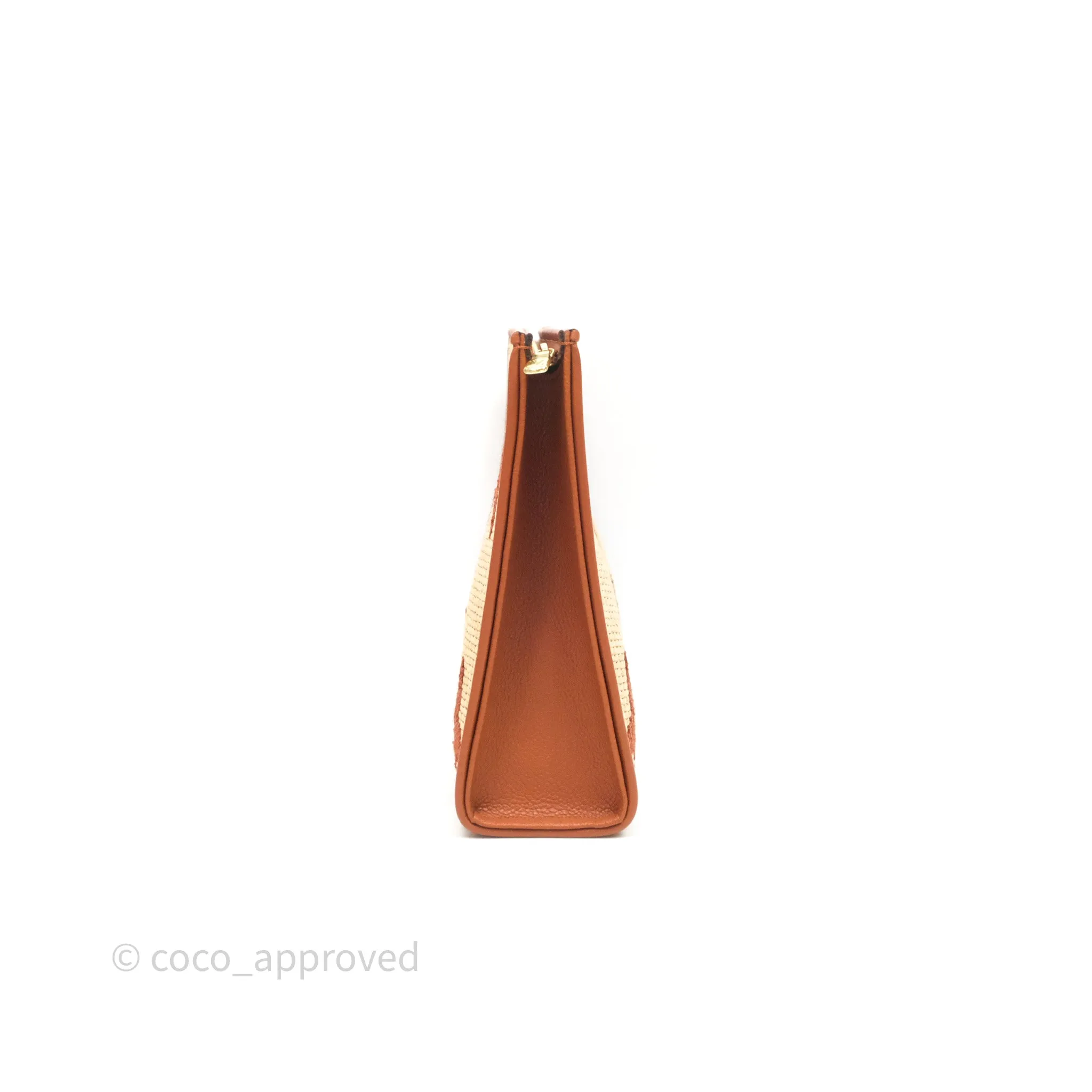 Louis Vuitton Raffia Monogram Giant Toiletry Pouch 26 Tan