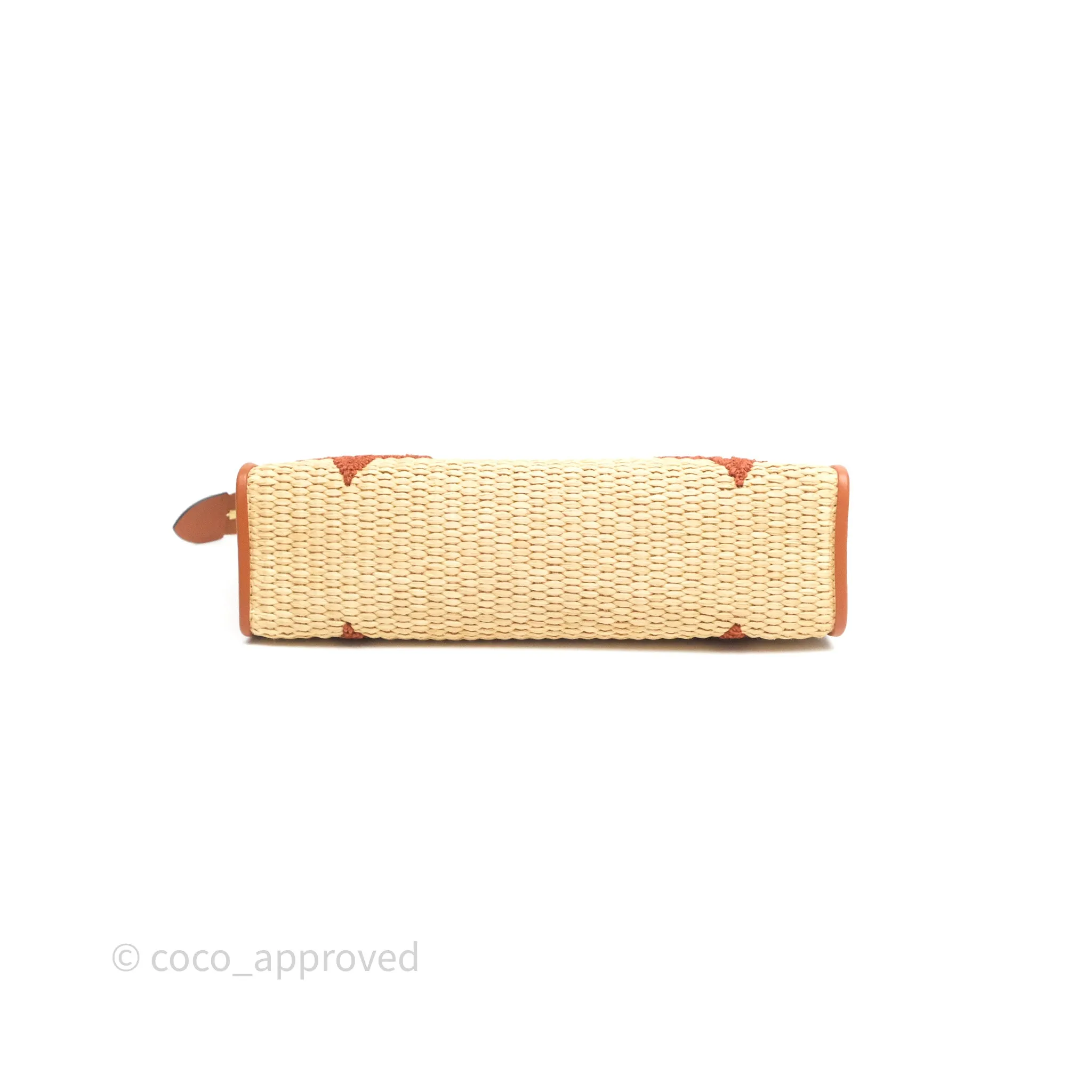 Louis Vuitton Raffia Monogram Giant Toiletry Pouch 26 Tan