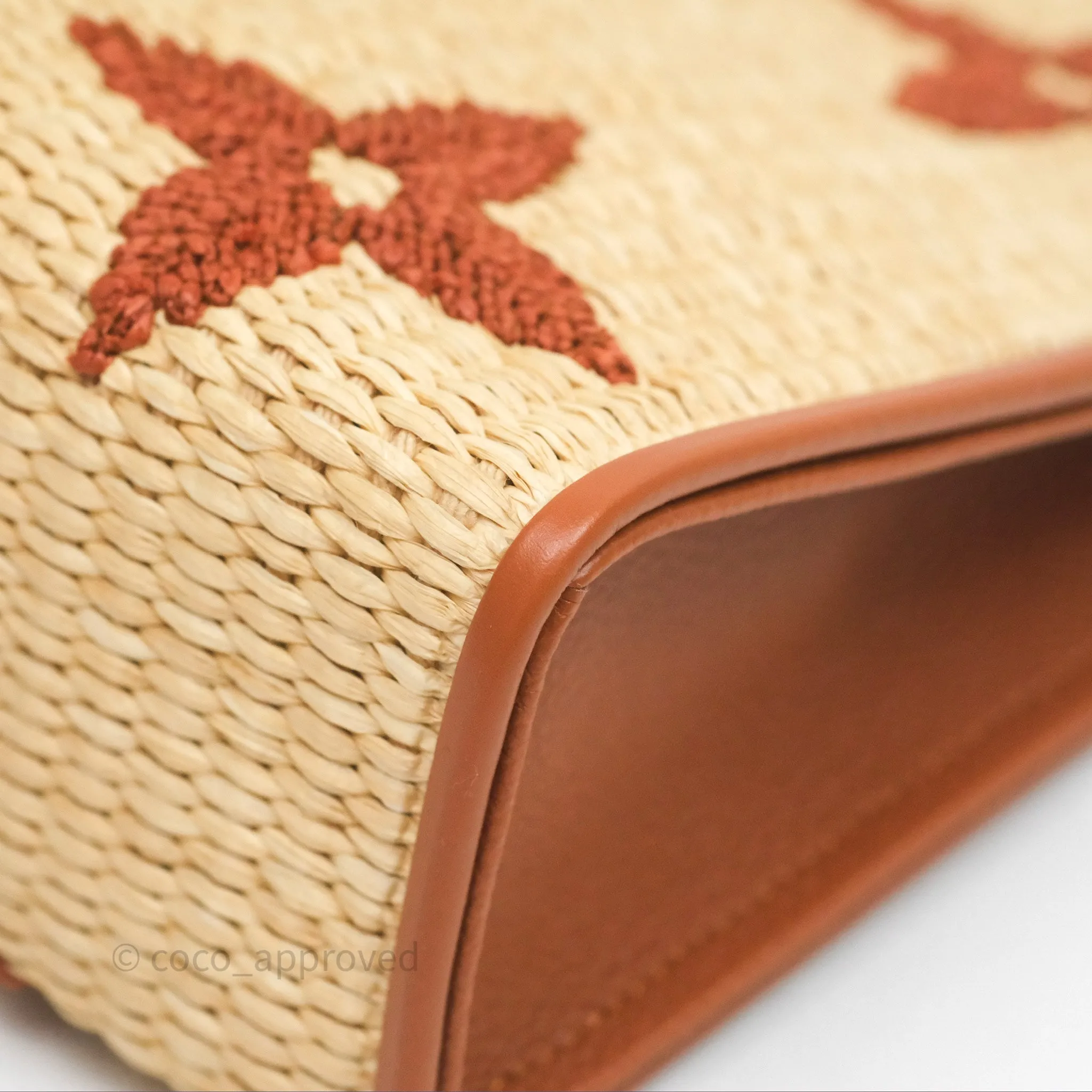 Louis Vuitton Raffia Monogram Giant Toiletry Pouch 26 Tan
