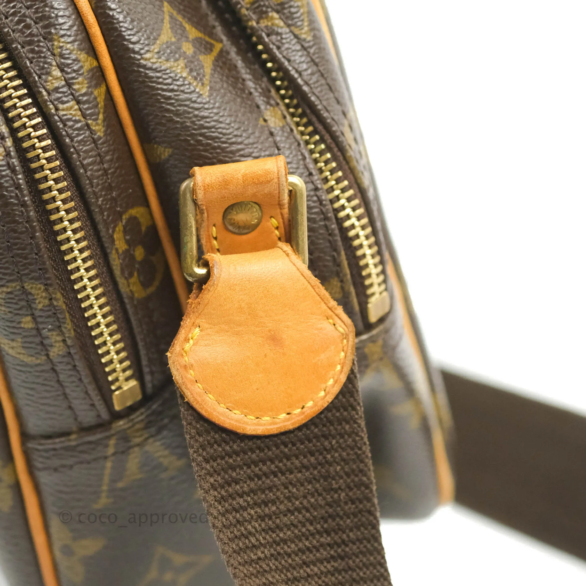 Louis Vuitton Reporter Shoulder Bag PM Monogram Canvas