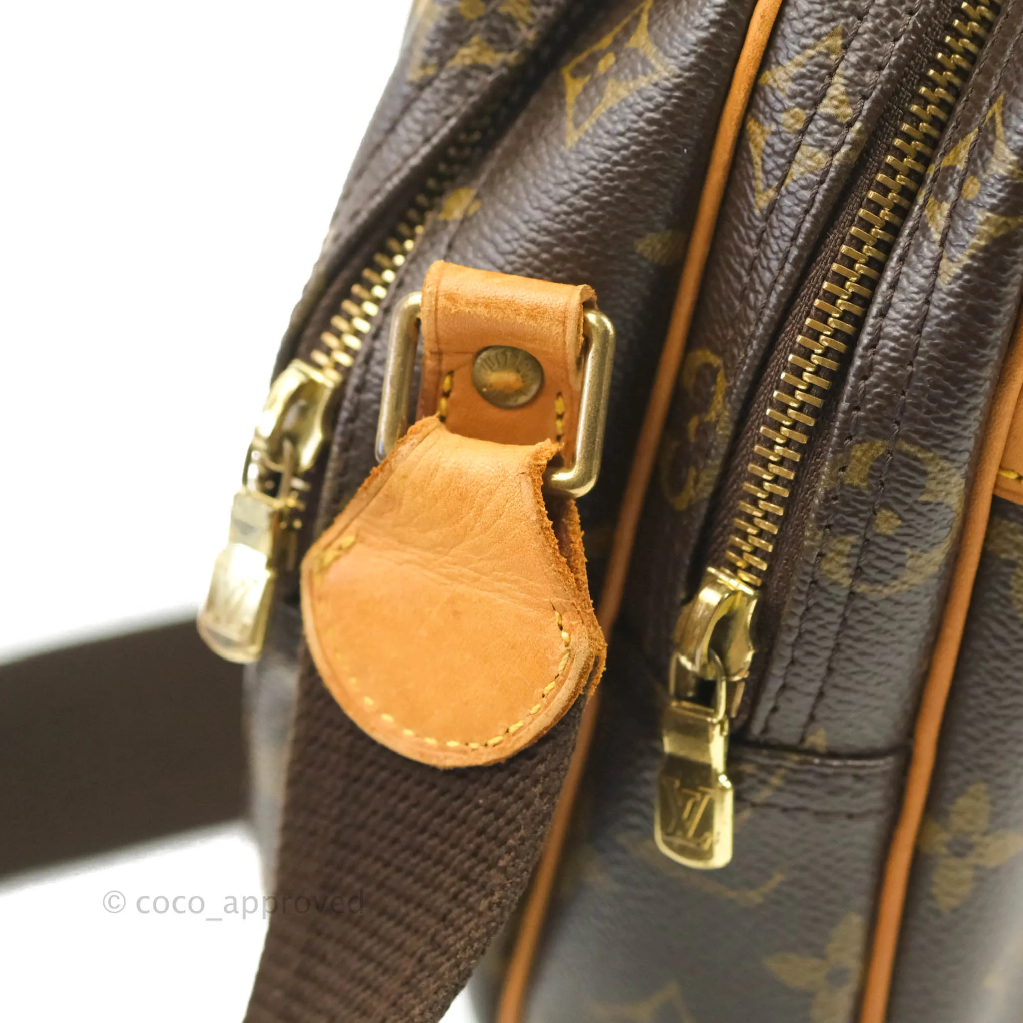 Louis Vuitton Reporter Shoulder Bag PM Monogram Canvas