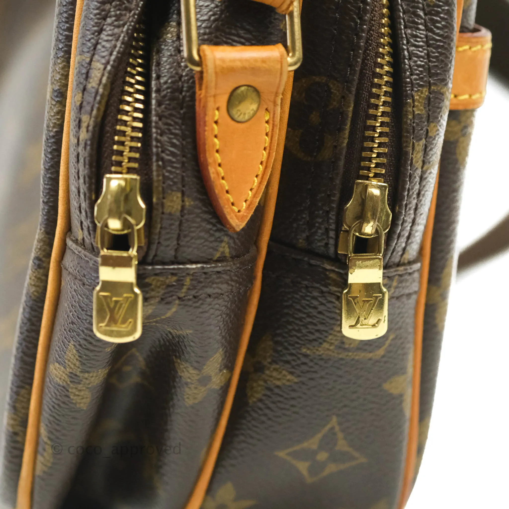 Louis Vuitton Reporter Shoulder Bag PM Monogram Canvas