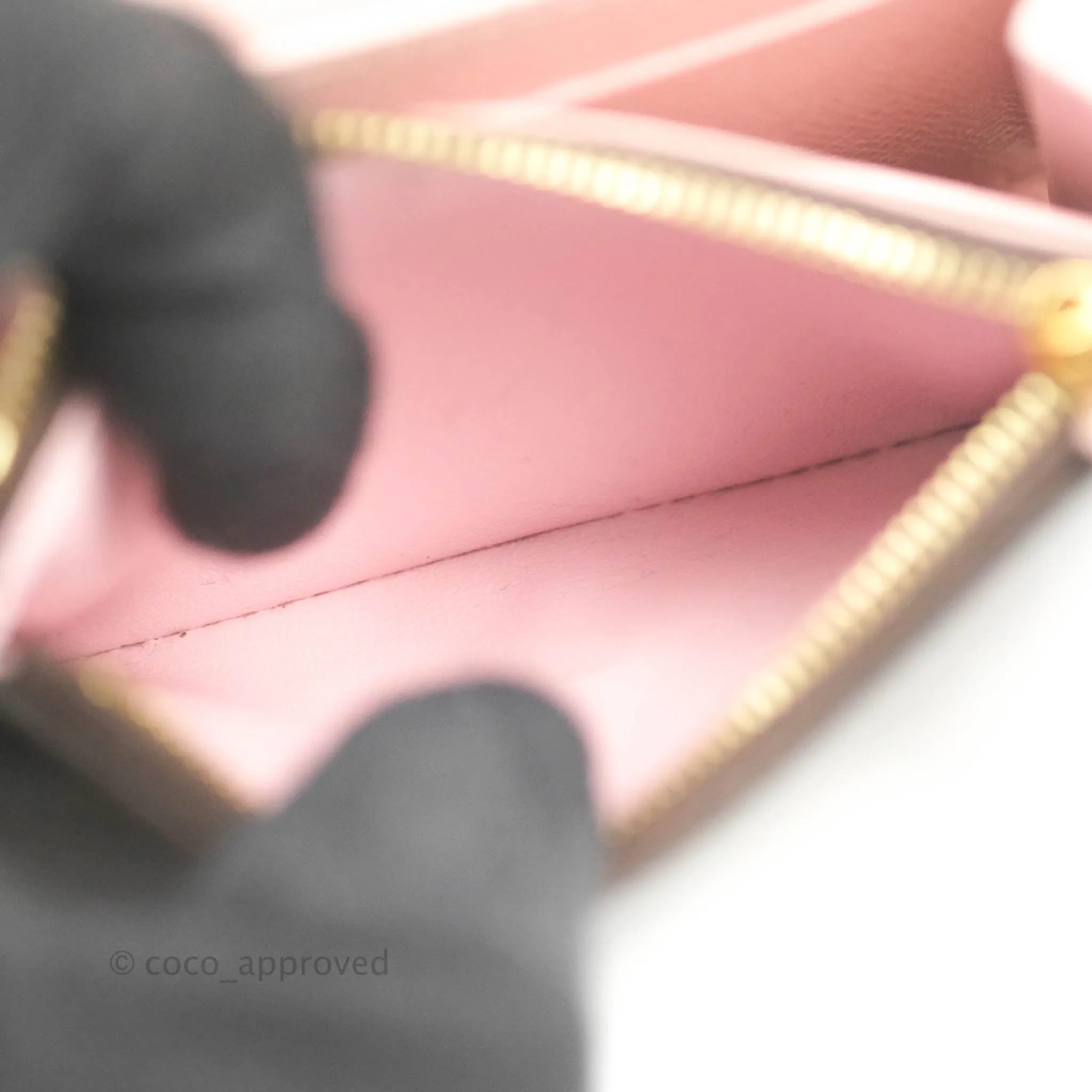 Louis Vuitton Rosalie Coin Purse Monogram Rose Ballerine