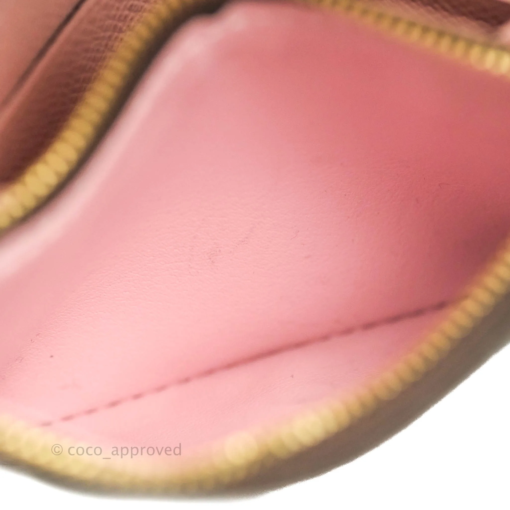 Louis Vuitton Rosalie Coin Purse Monogram Rose Ballerine