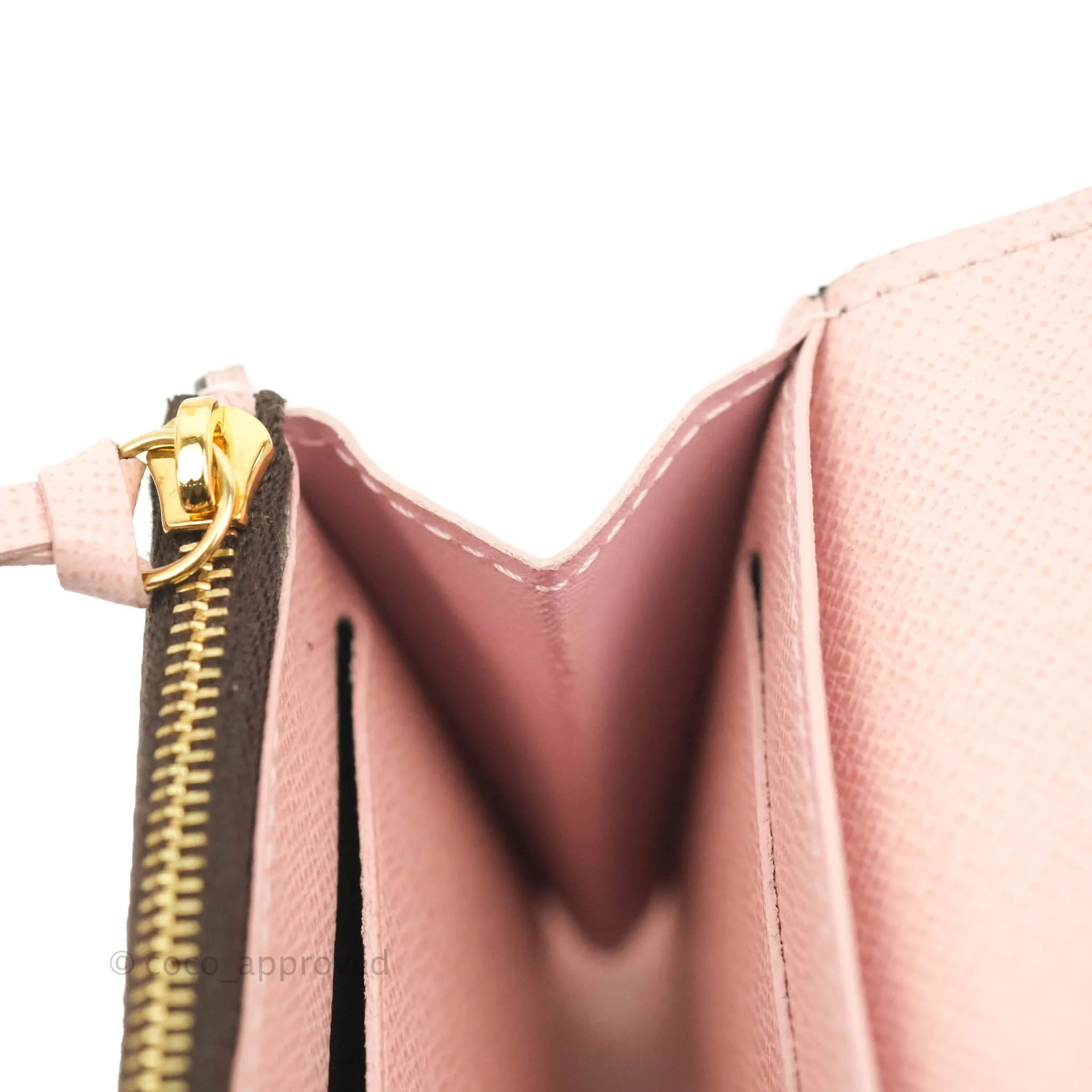Louis Vuitton Rosalie Coin Purse Monogram Rose Ballerine