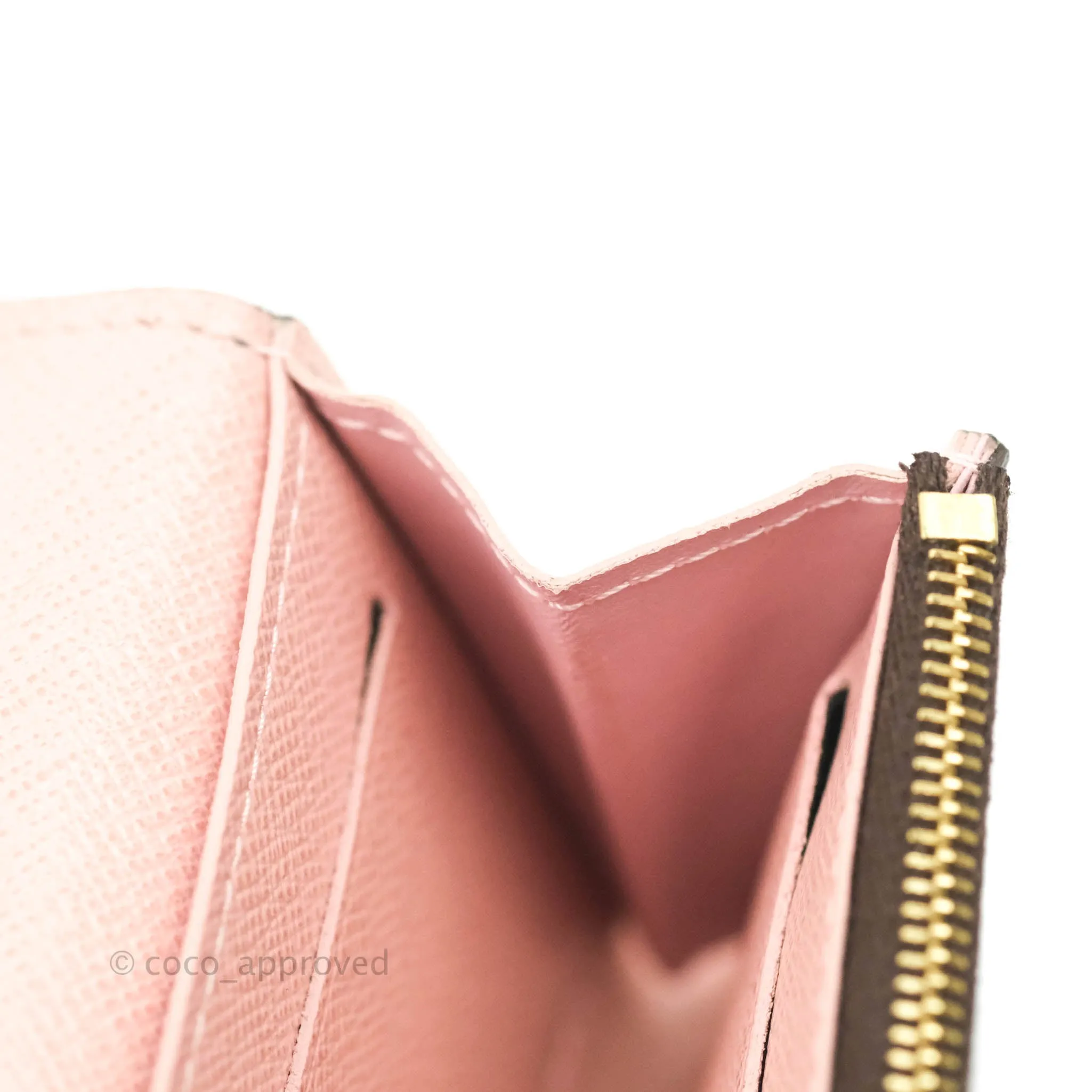 Louis Vuitton Rosalie Coin Purse Monogram Rose Ballerine