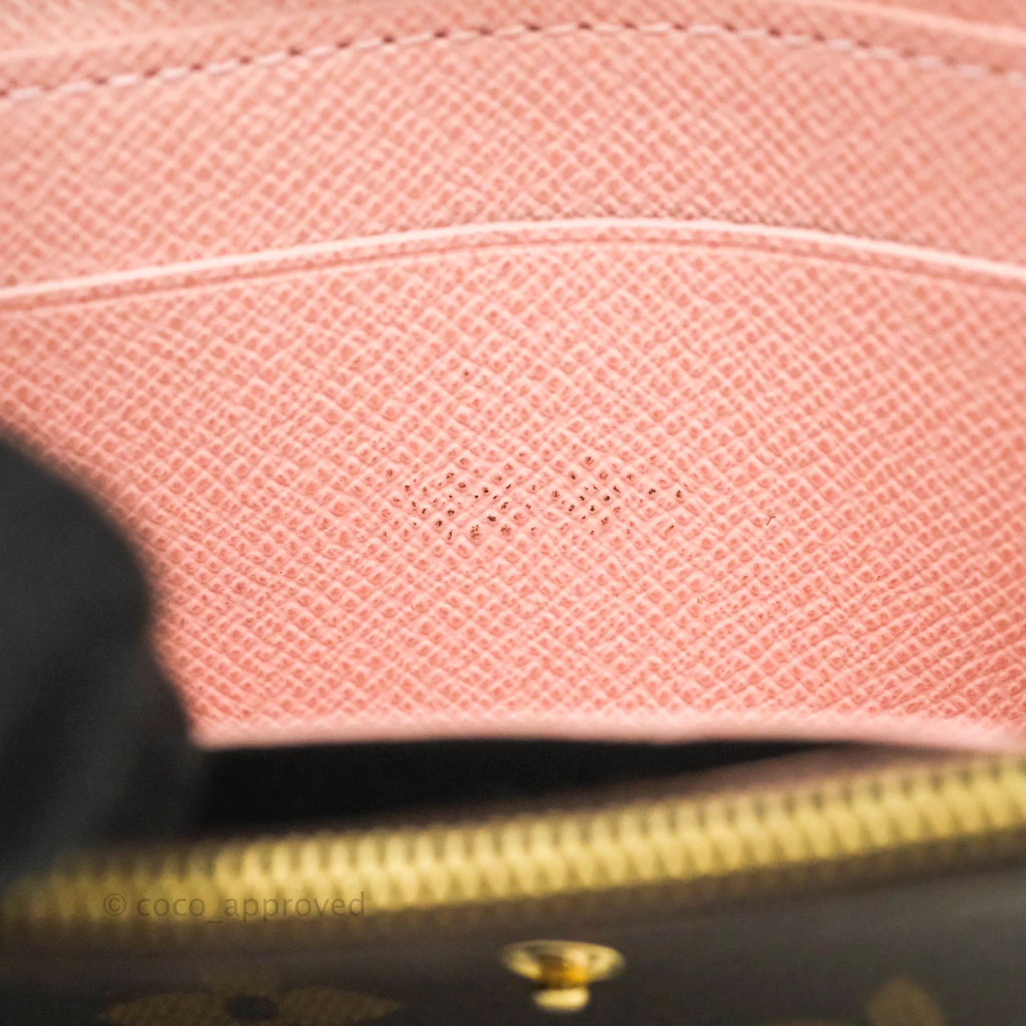 Louis Vuitton Rosalie Coin Purse Monogram Rose Ballerine