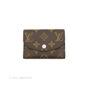 Louis Vuitton Rosalie Coin Purse Monogram Rose Ballerine