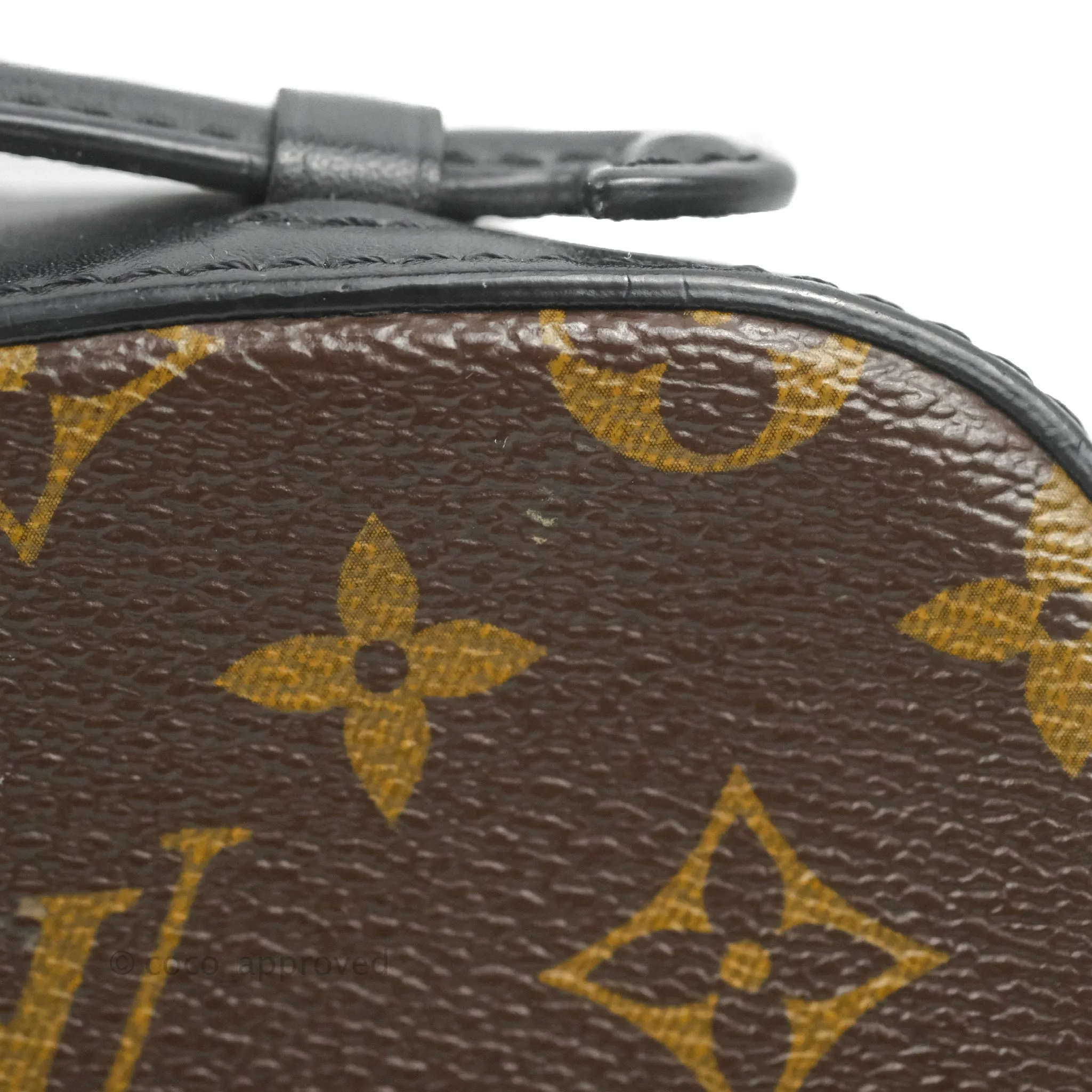 Louis Vuitton Saintonge Crossbody Bag Monogram Black