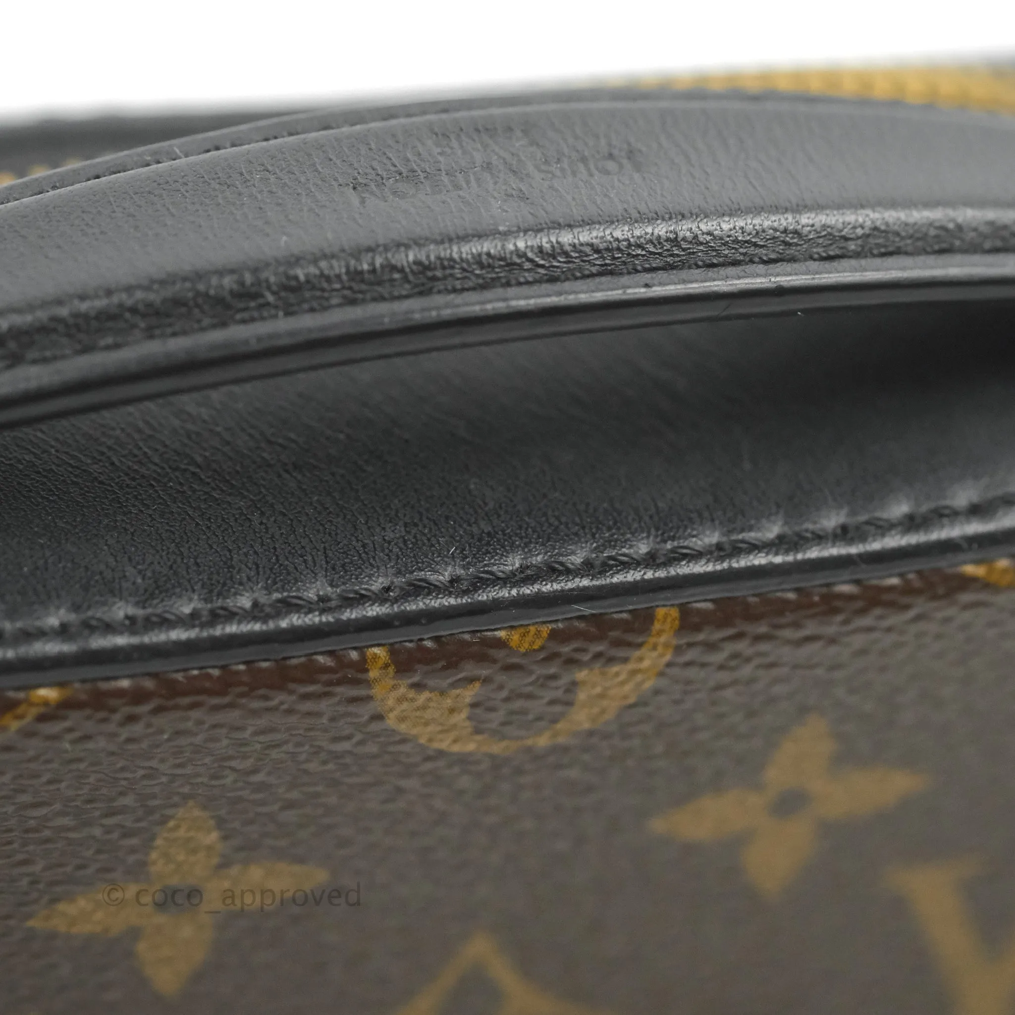 Louis Vuitton Saintonge Crossbody Bag Monogram Black