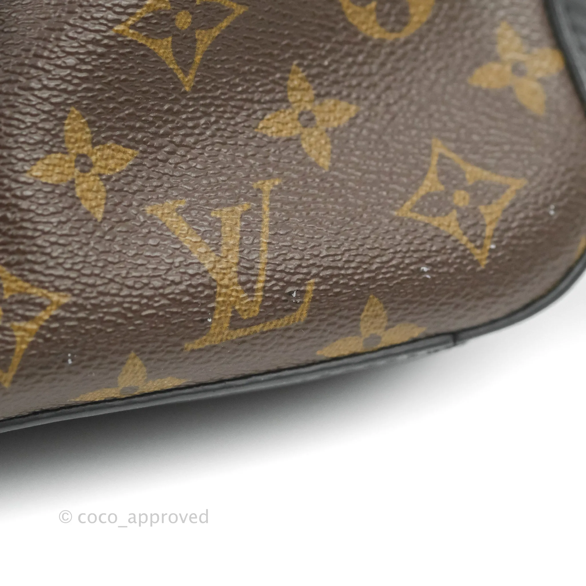 Louis Vuitton Saintonge Crossbody Bag Monogram Black
