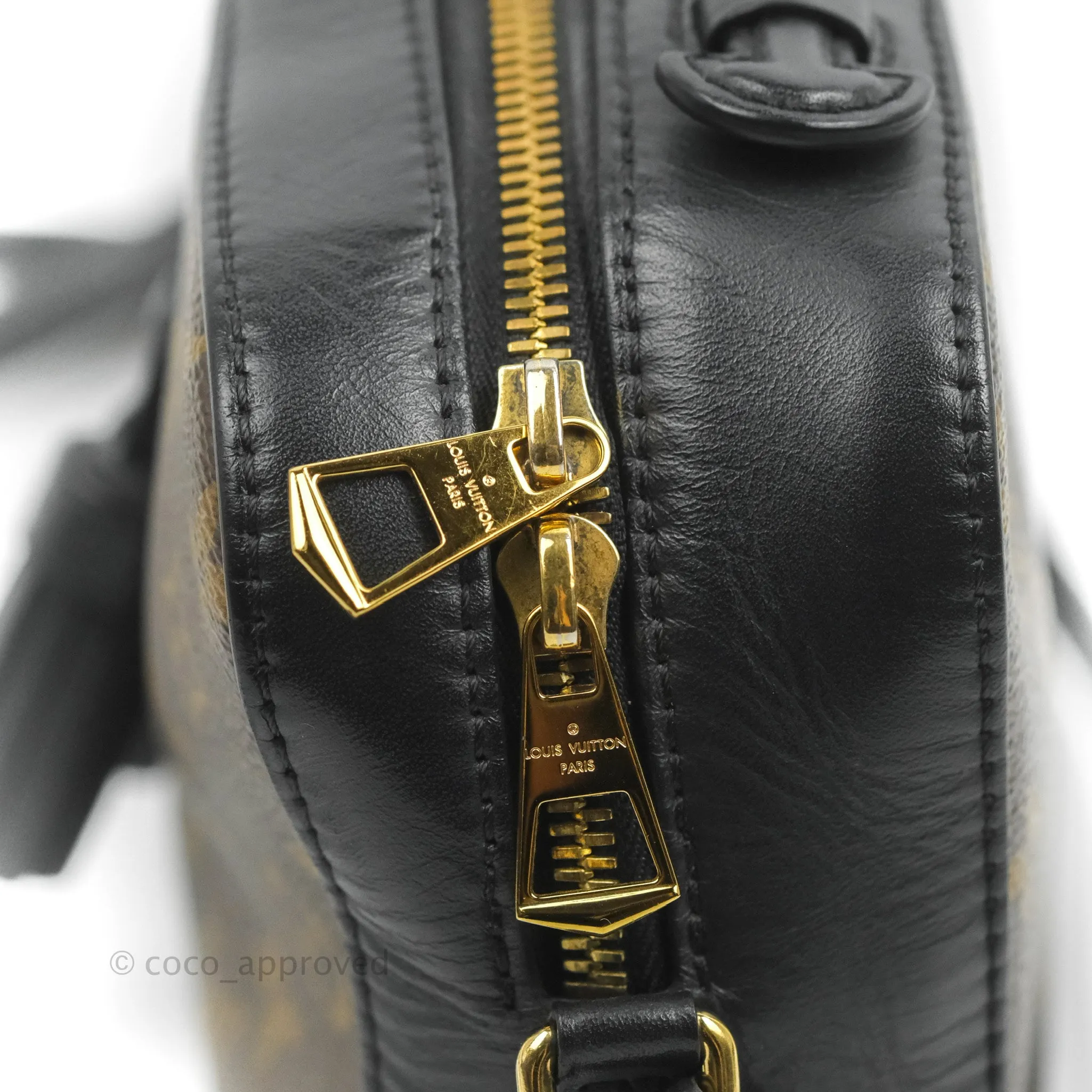 Louis Vuitton Saintonge Crossbody Bag Monogram Black