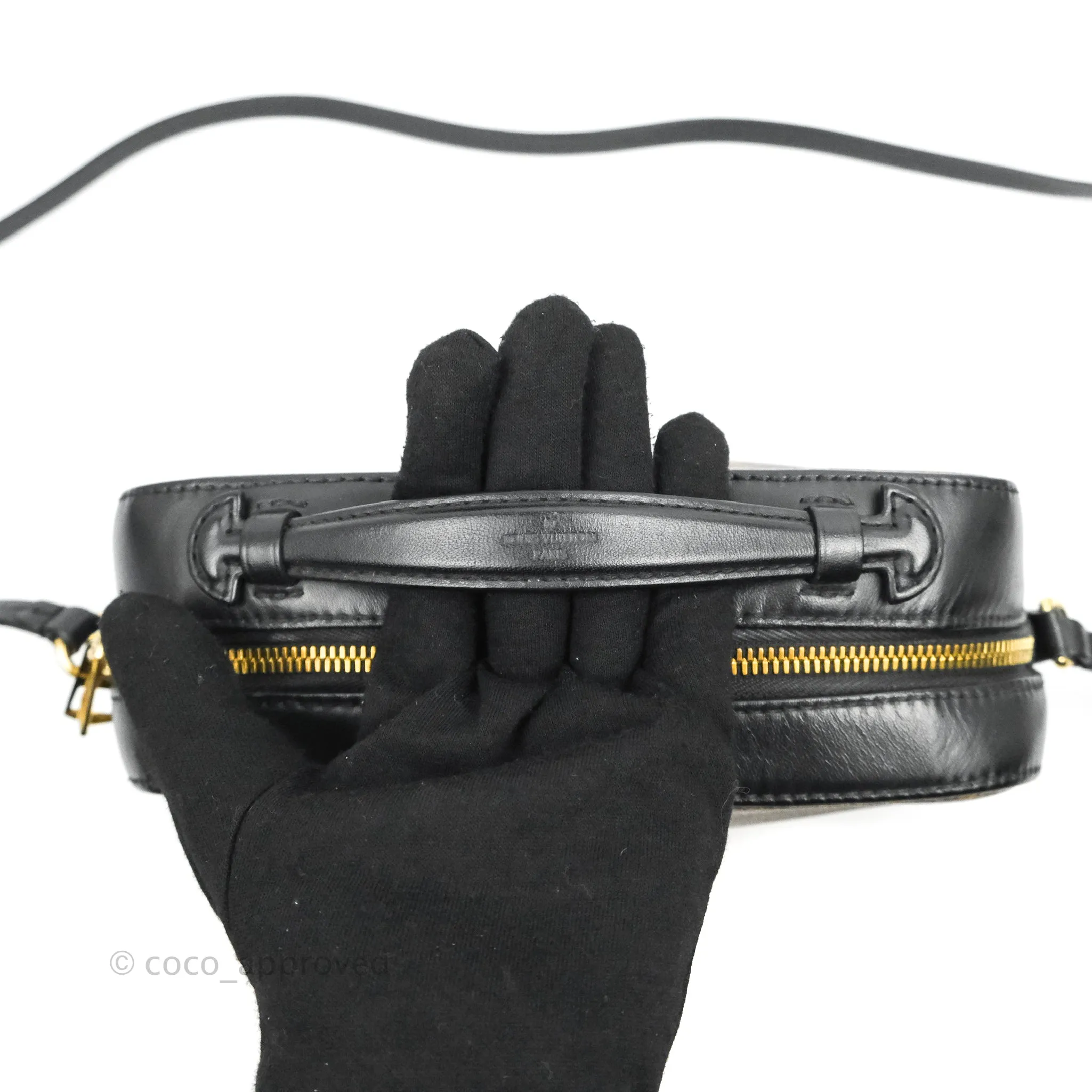 Louis Vuitton Saintonge Crossbody Bag Monogram Black