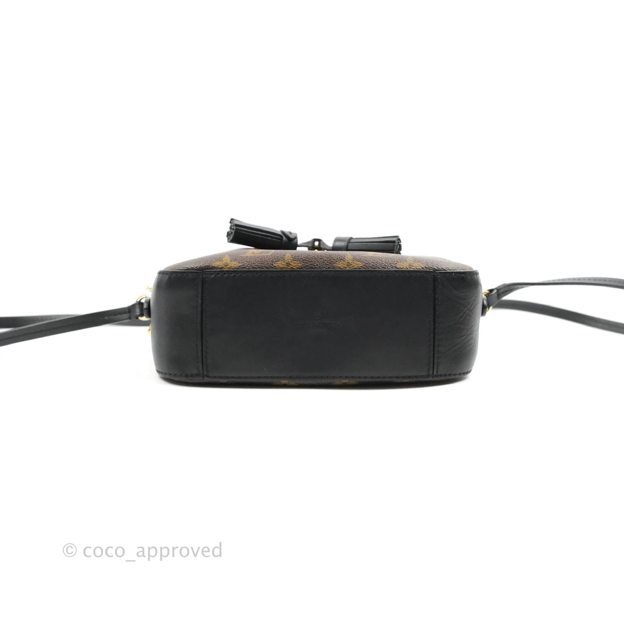 Louis Vuitton Saintonge Crossbody Bag Monogram Black