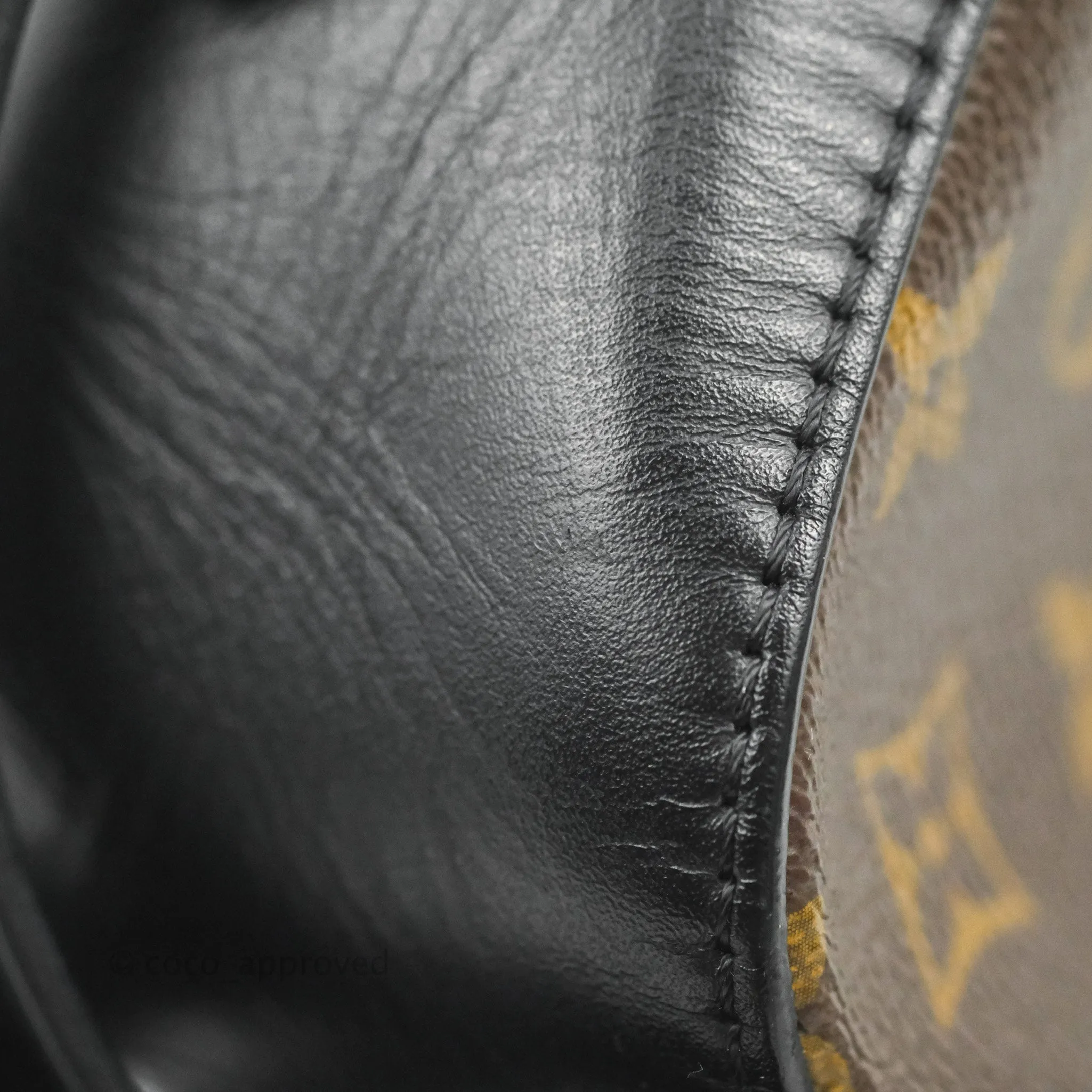 Louis Vuitton Saintonge Crossbody Bag Monogram Black