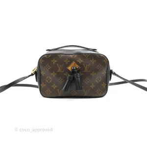Louis Vuitton Saintonge Crossbody Bag Monogram Black