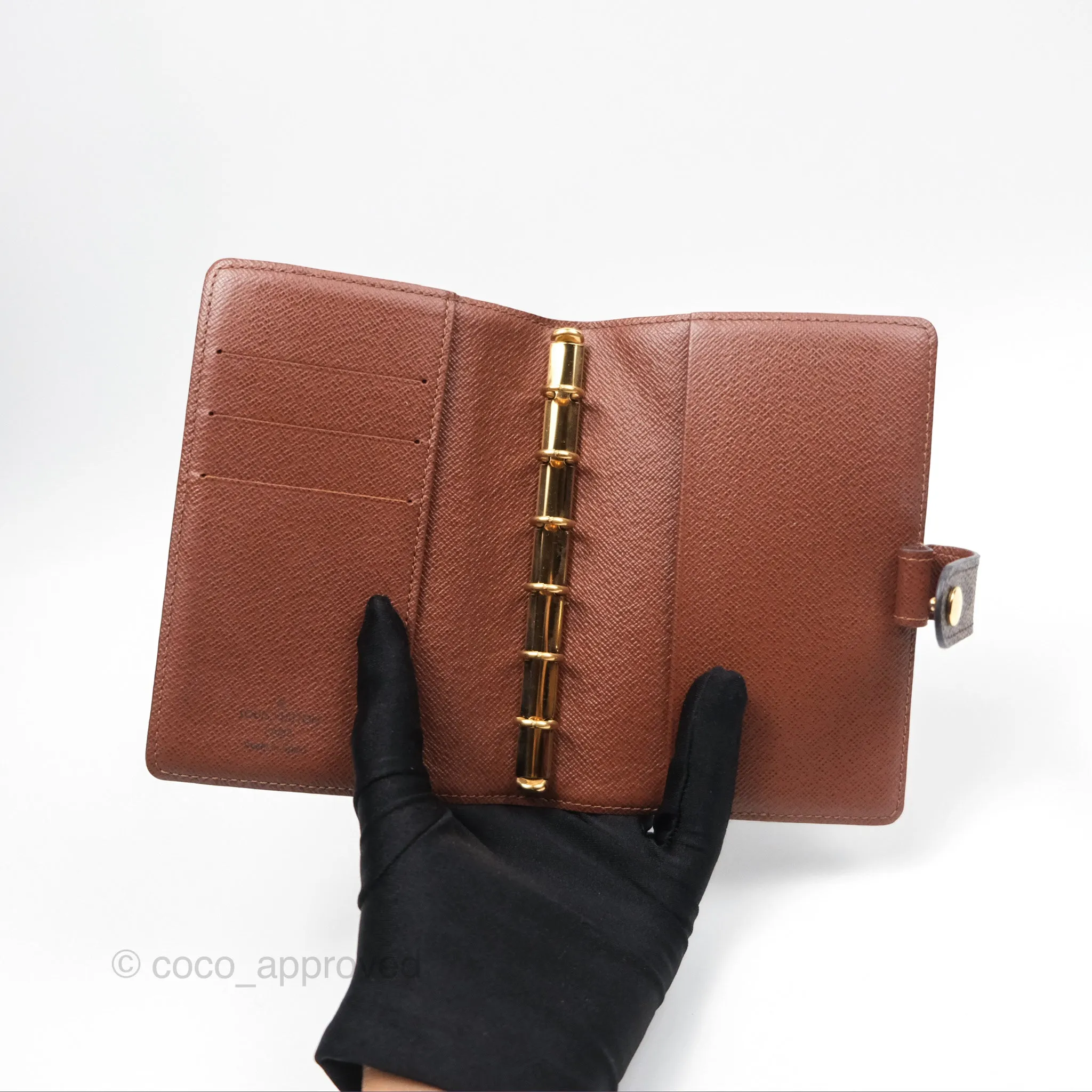 Louis Vuitton Small Ring Agenda Cover Monogram Canvas