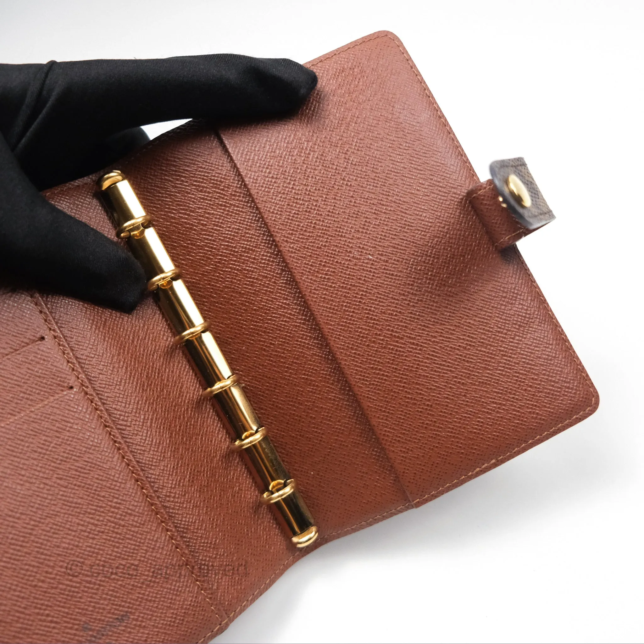 Louis Vuitton Small Ring Agenda Cover Monogram Canvas