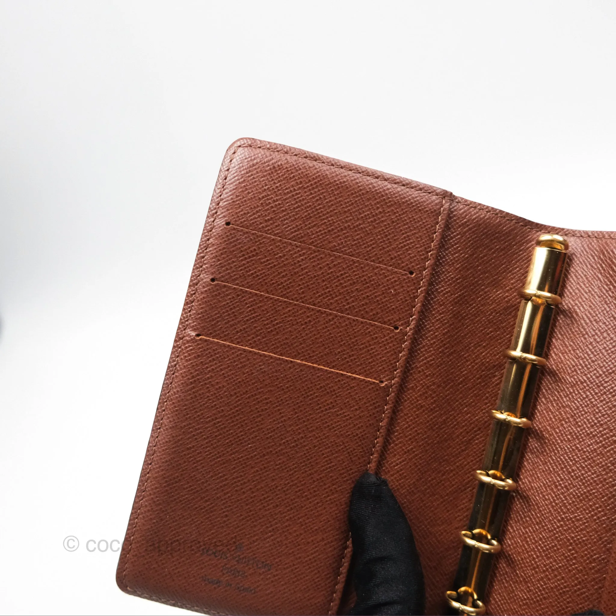 Louis Vuitton Small Ring Agenda Cover Monogram Canvas
