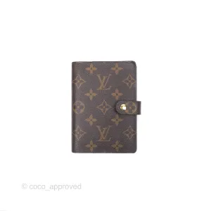 Louis Vuitton Small Ring Agenda Cover Monogram Canvas