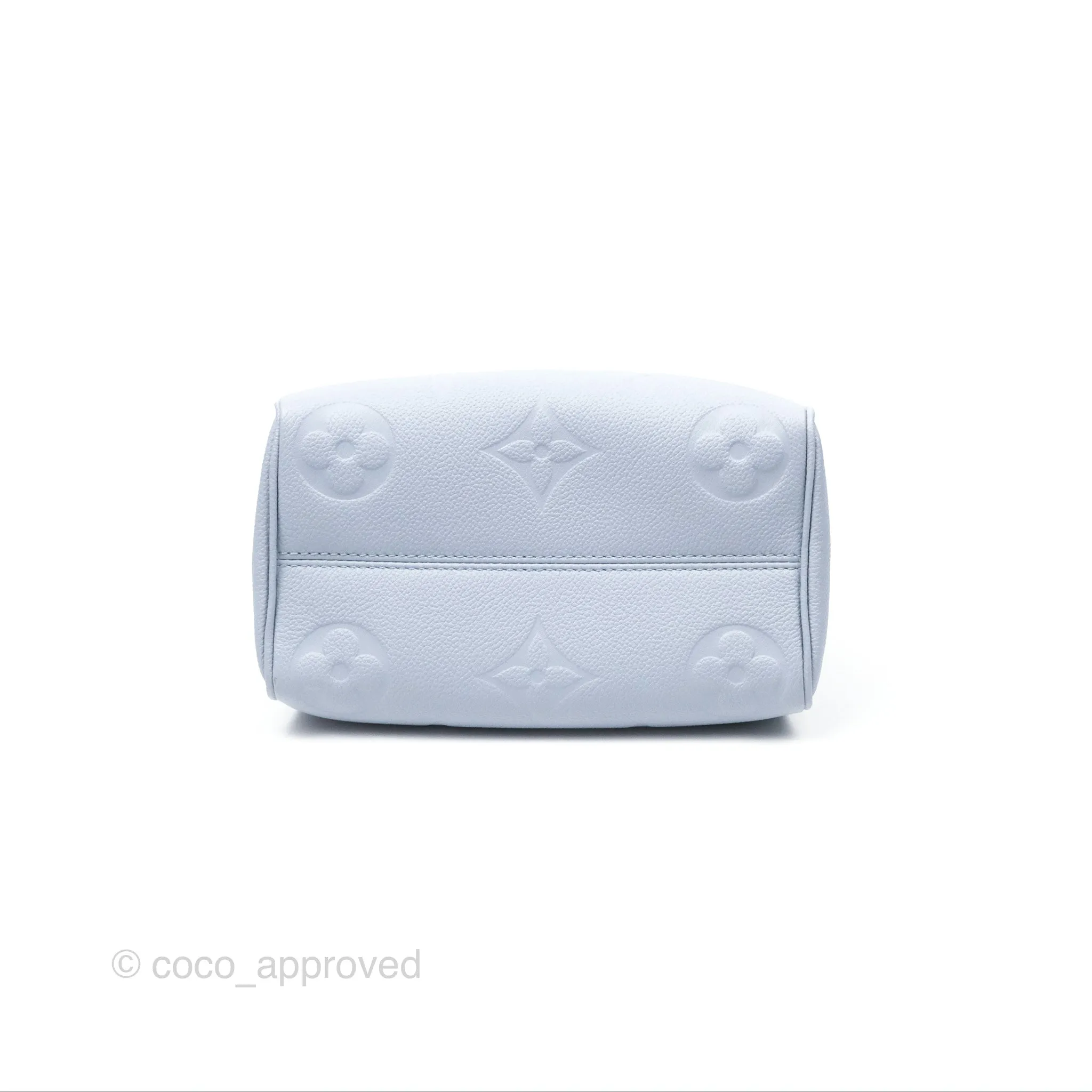 Louis Vuitton Speedy Bandoulire 20 Monogram Empreinte Leather Blue Hour