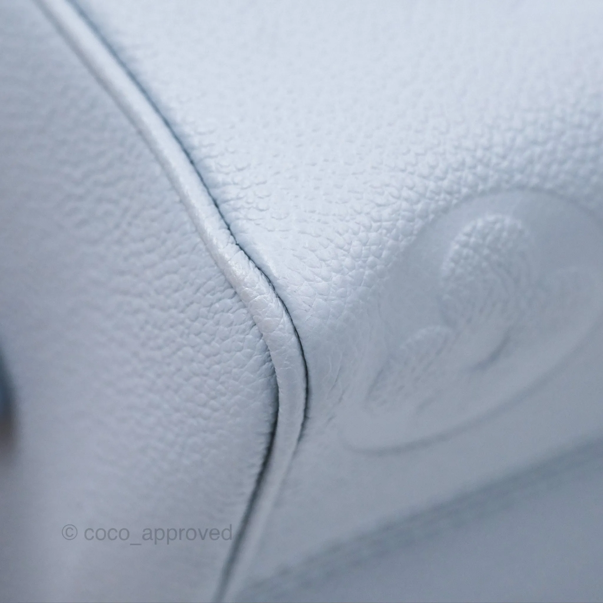Louis Vuitton Speedy Bandoulire 20 Monogram Empreinte Leather Blue Hour