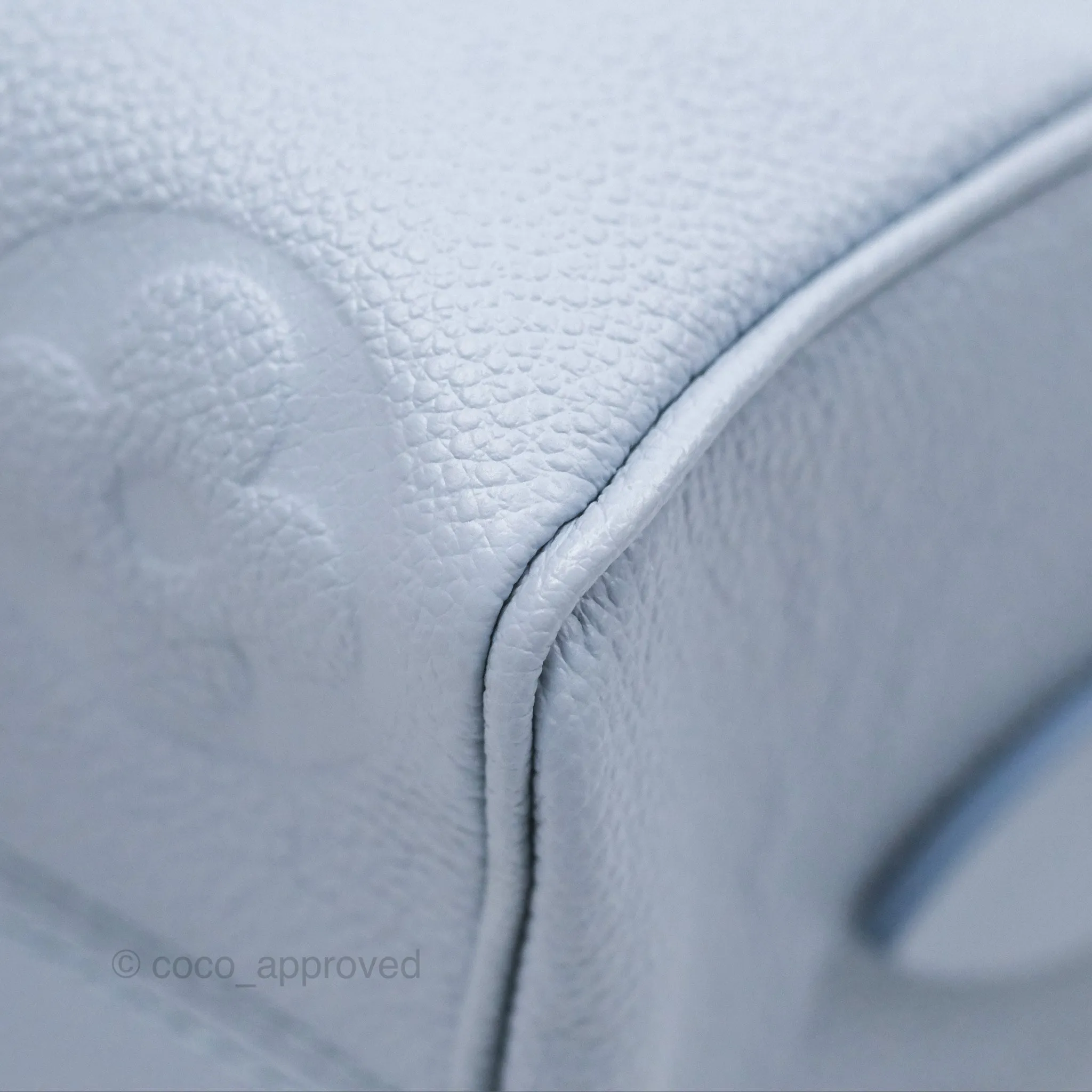 Louis Vuitton Speedy Bandoulire 20 Monogram Empreinte Leather Blue Hour